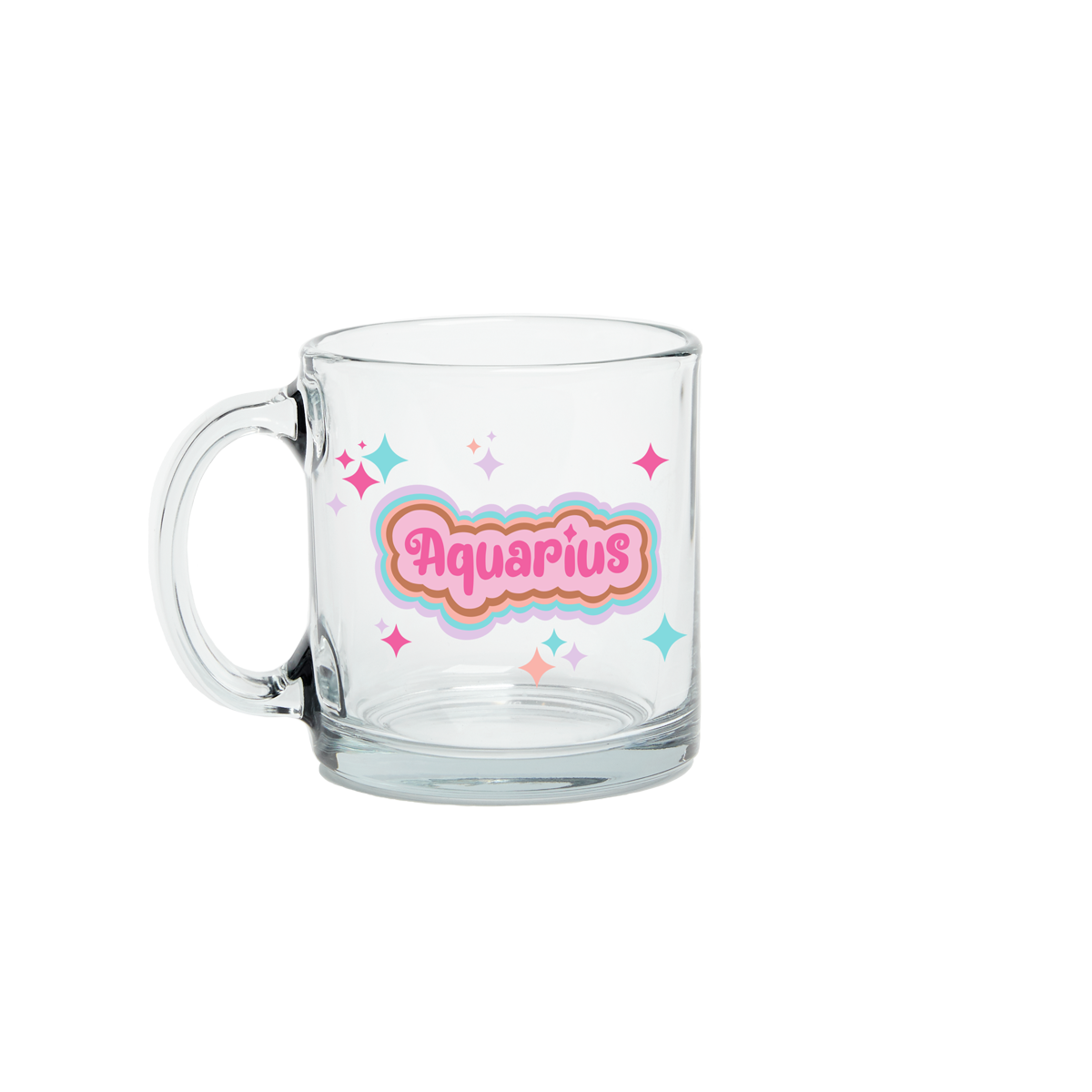 Astrology Clear Glass Mug