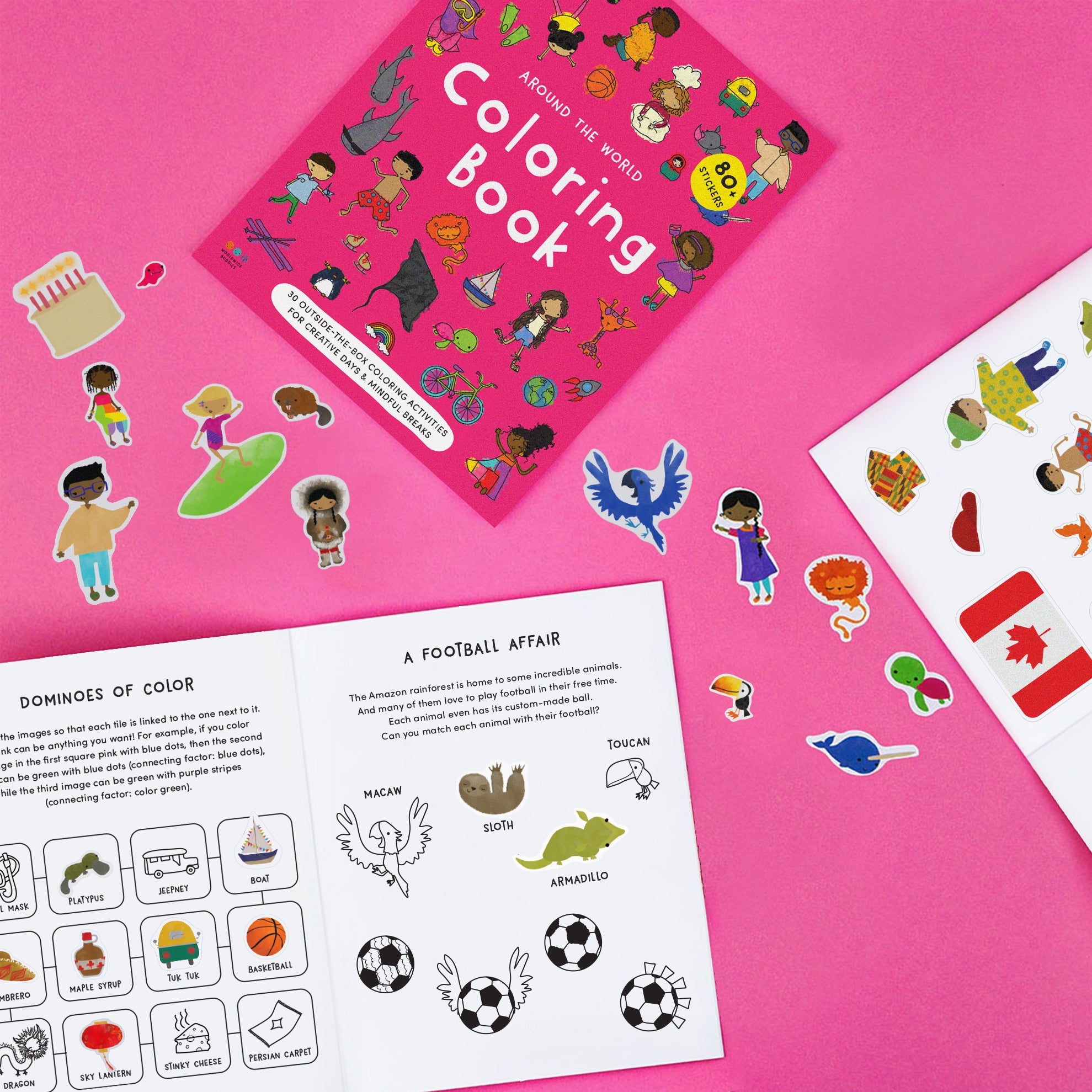 Around The World Coloring Book