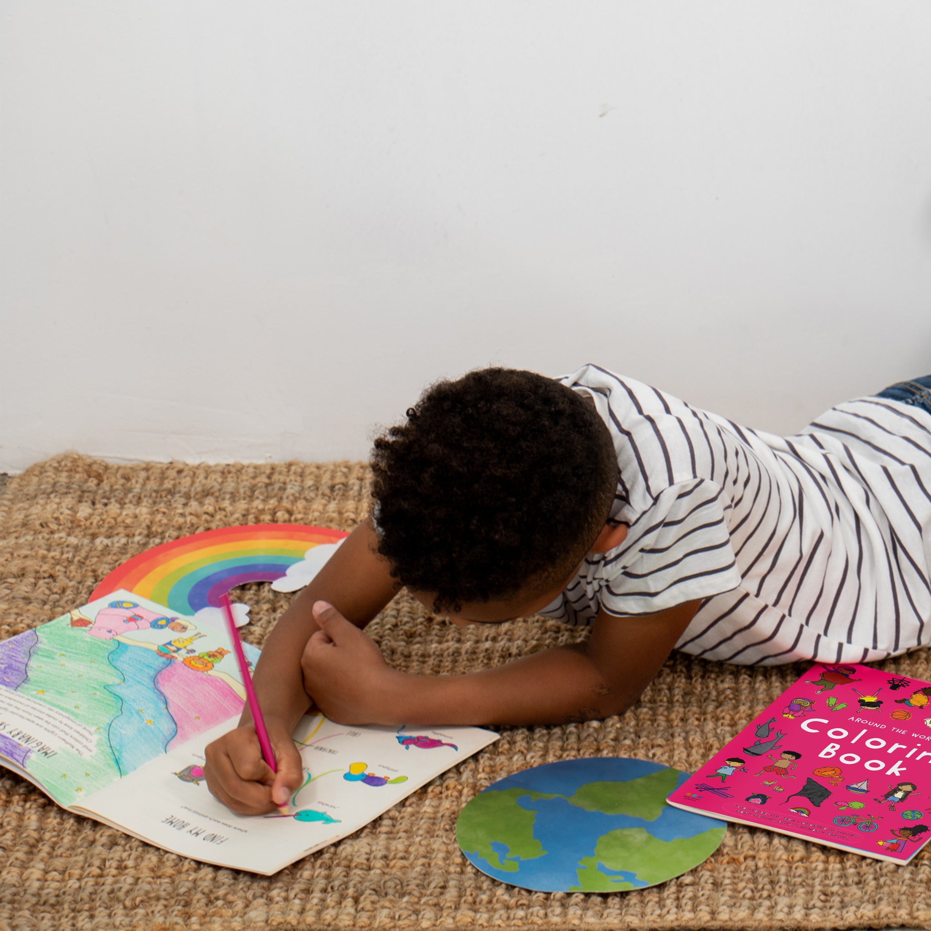 Around The World Coloring Book