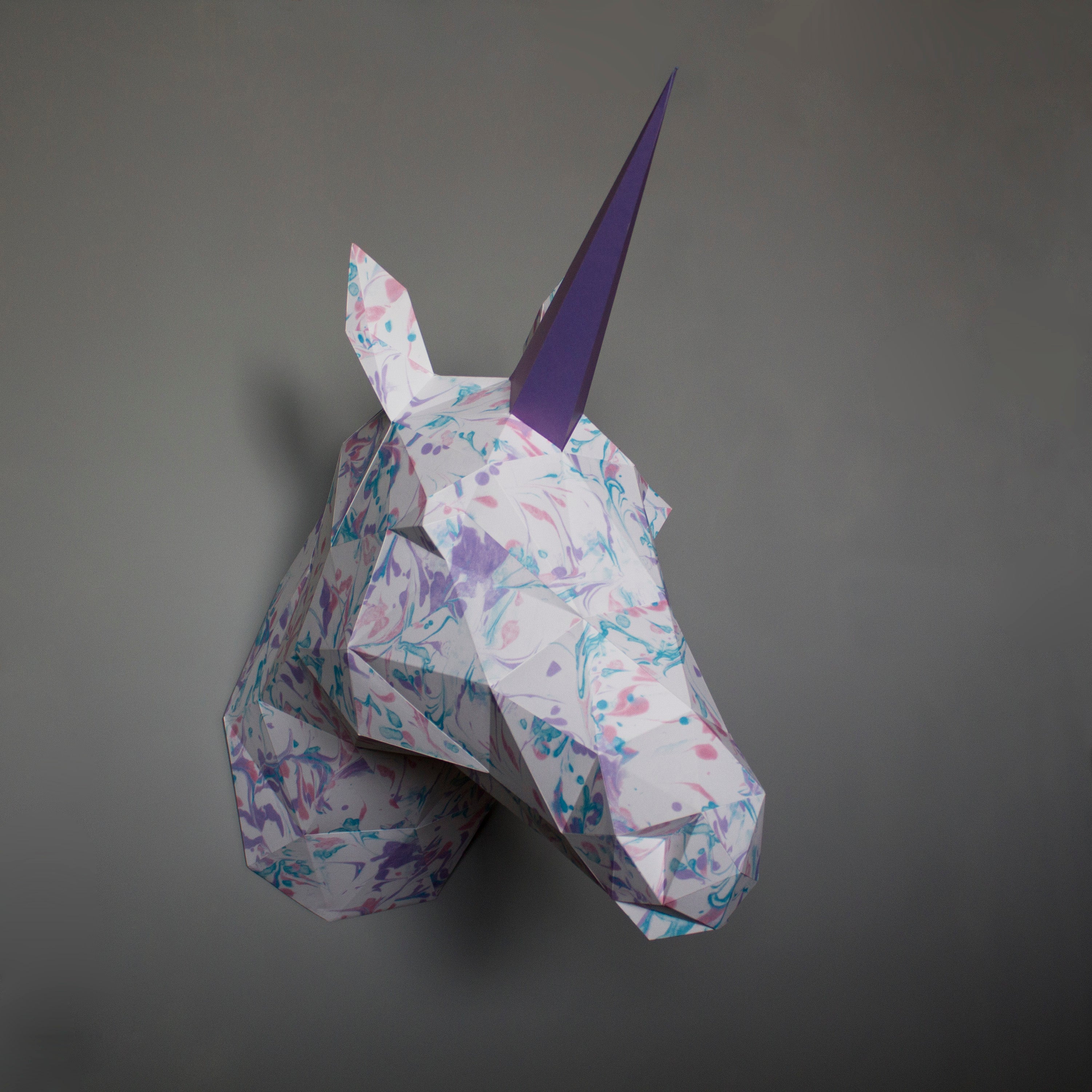 Vera The Marbled Unicorn | Diy Paper Craft Animal Kit