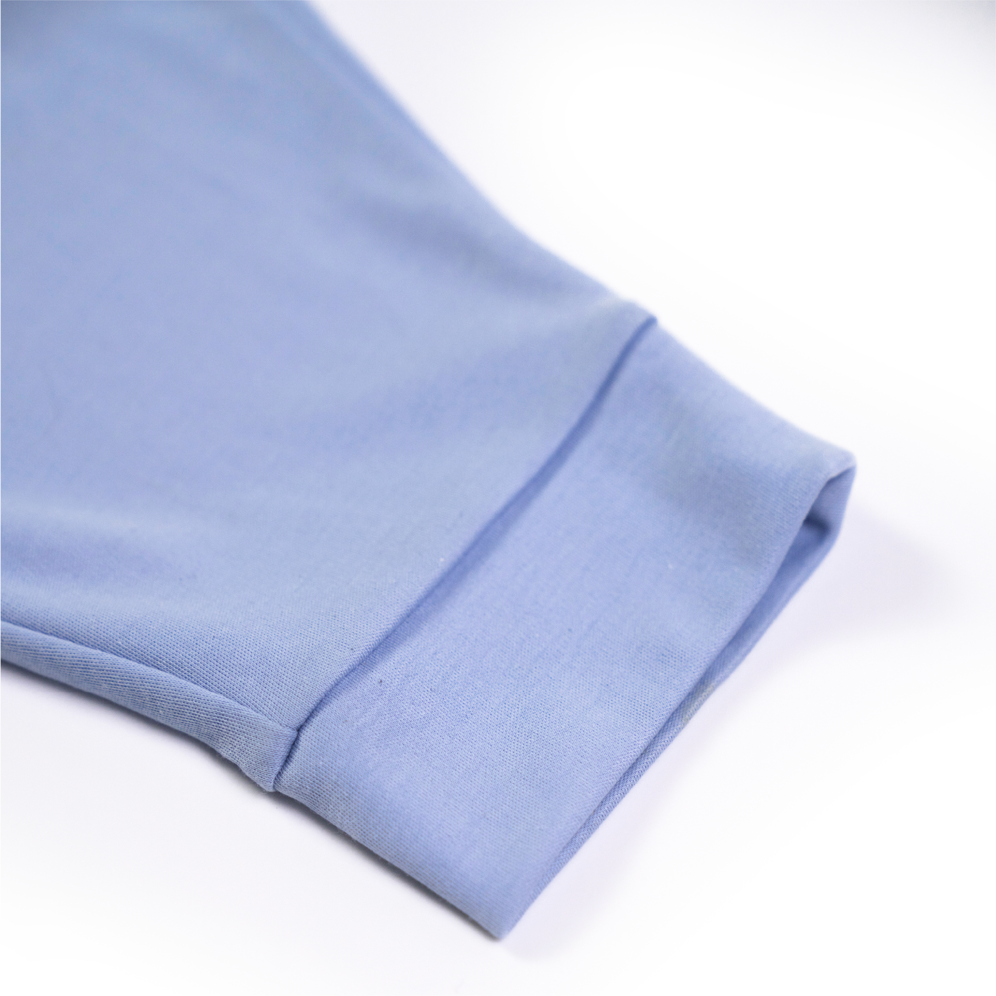 Cotton Jogger Pants In Chambray Blue