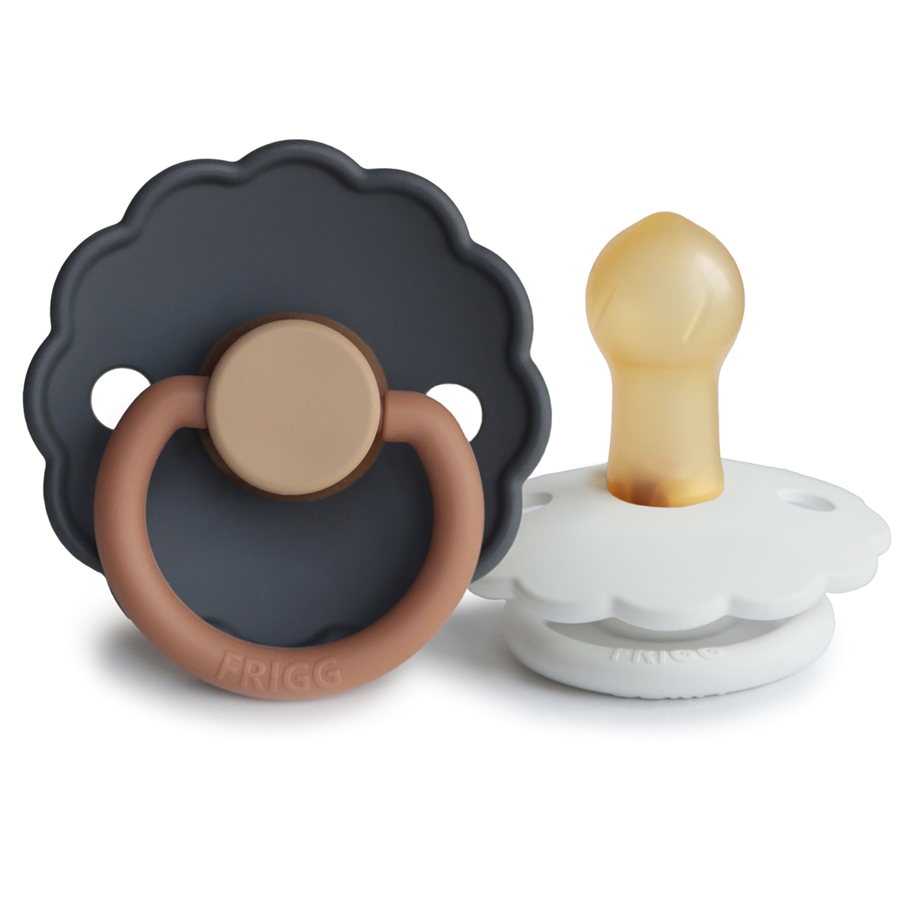 Frigg Daisy Natural Rubber Pacifier 2-pack