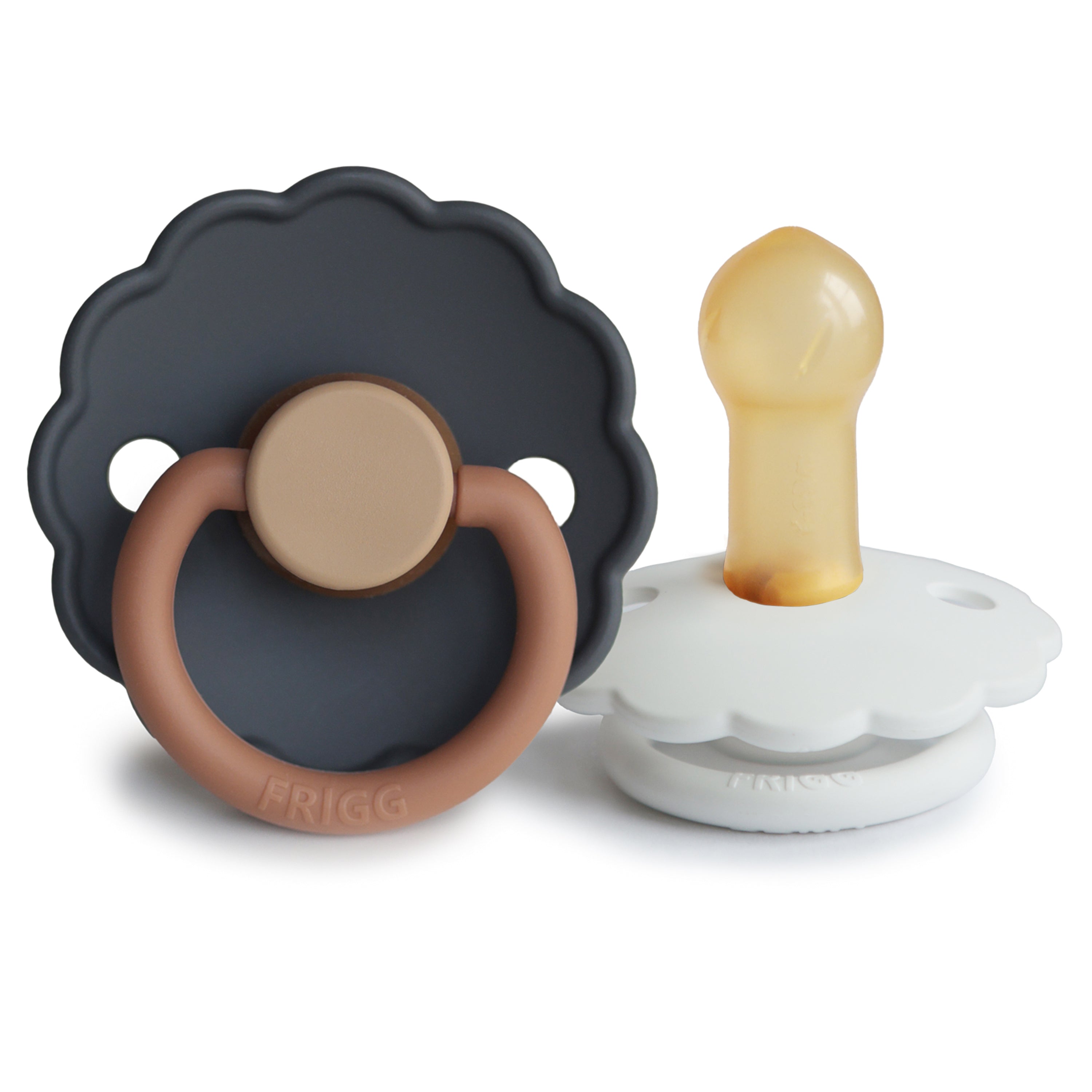 Frigg Daisy Natural Rubber Pacifier 2-pack