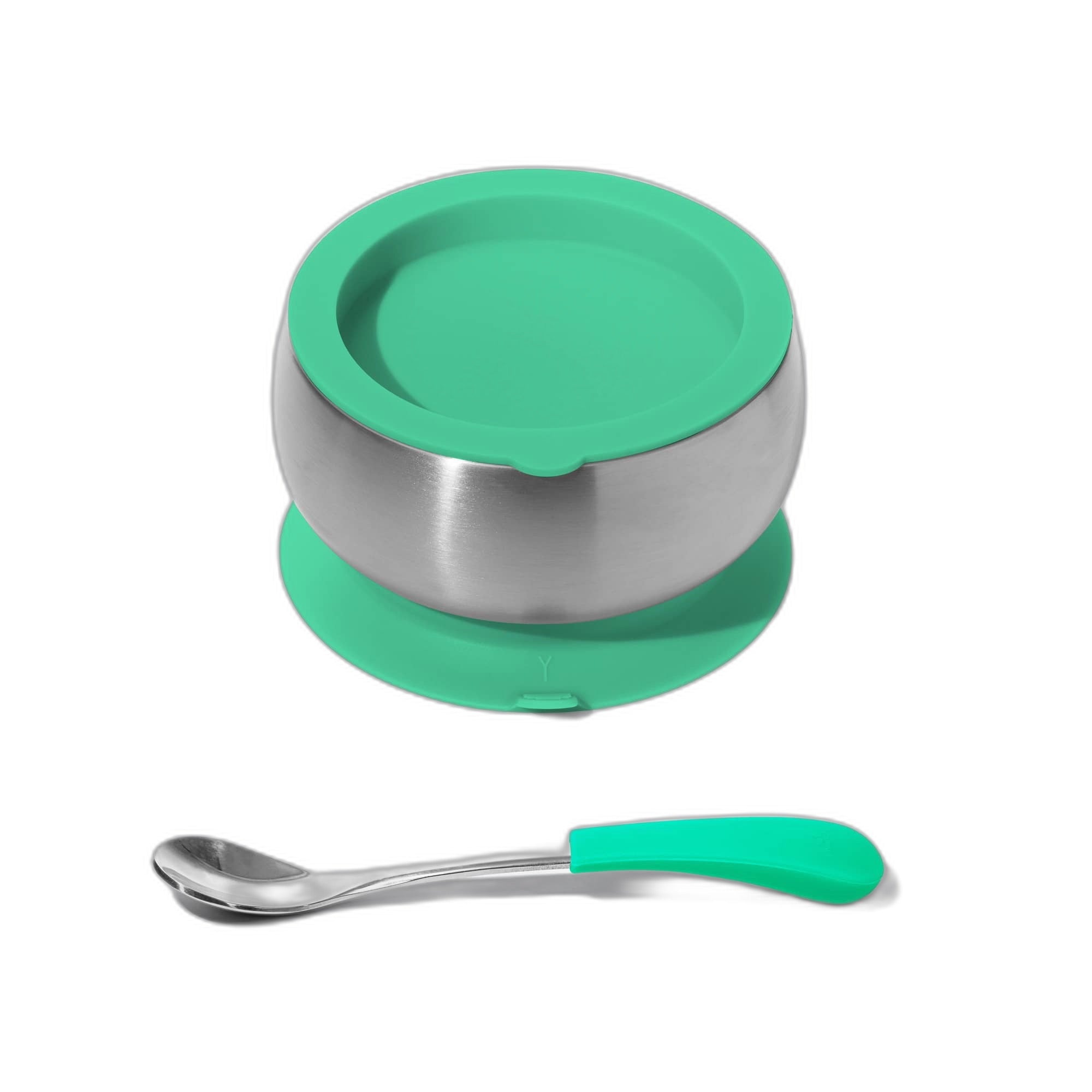 Avanchy Stainless Steel Baby Bowl With Spoon Combo + Air Tight Lid