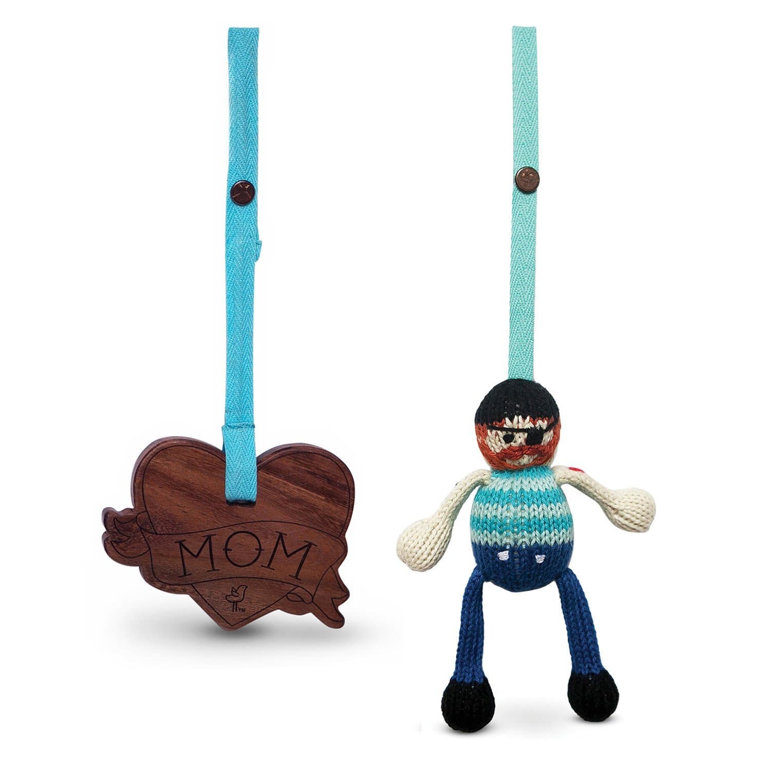 2 Pc. Stroller Toys | Jack & Heart Tattoo