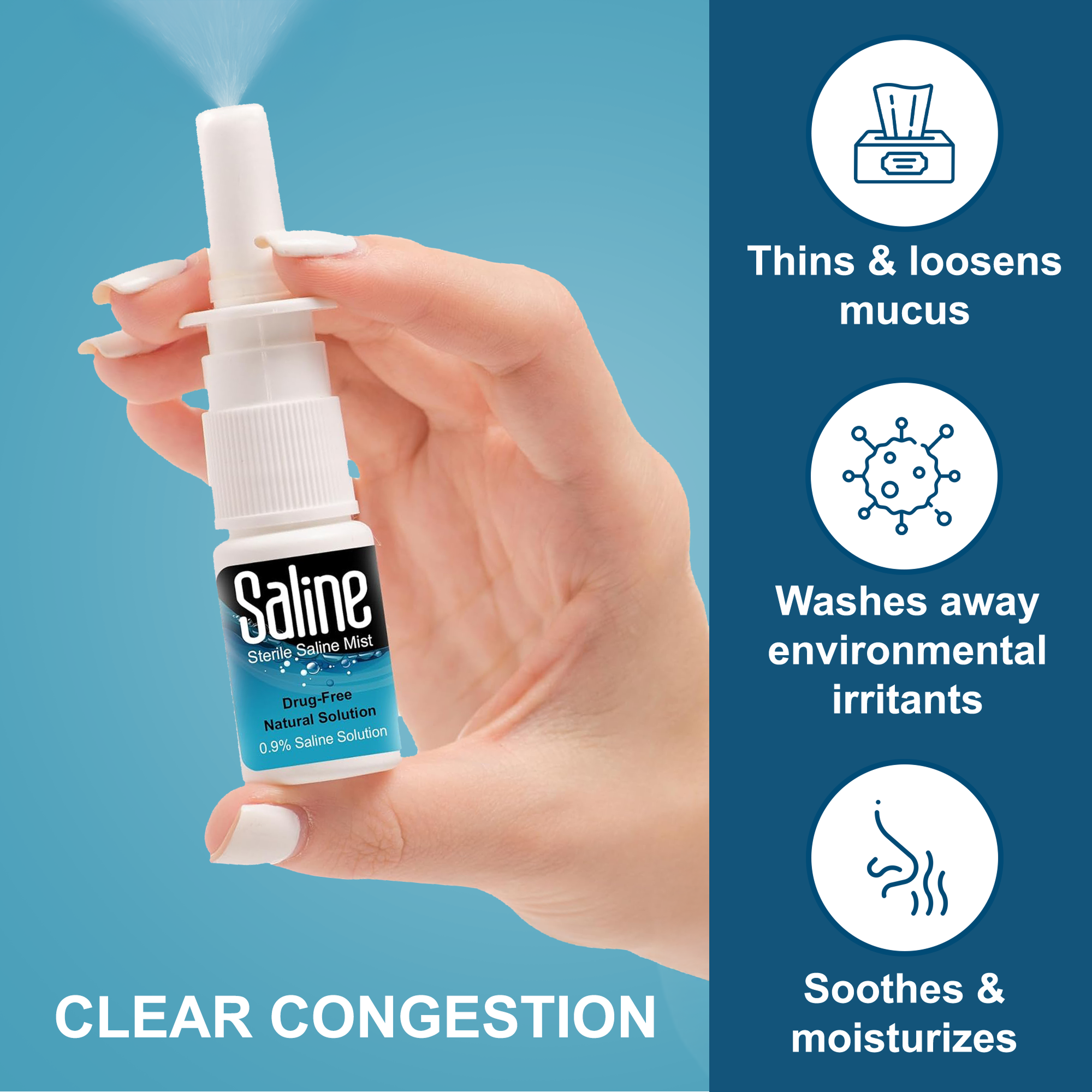 Care Saline Pump Spray