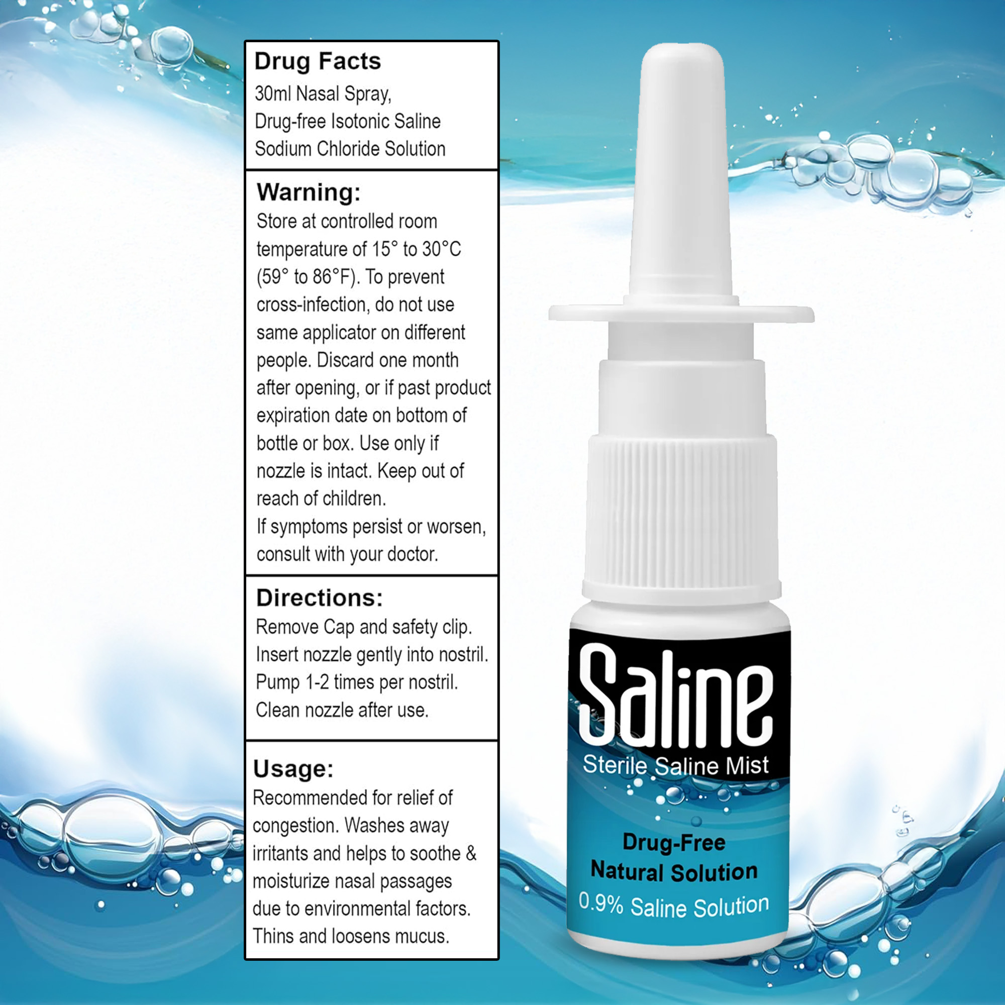 Care Saline Pump Spray