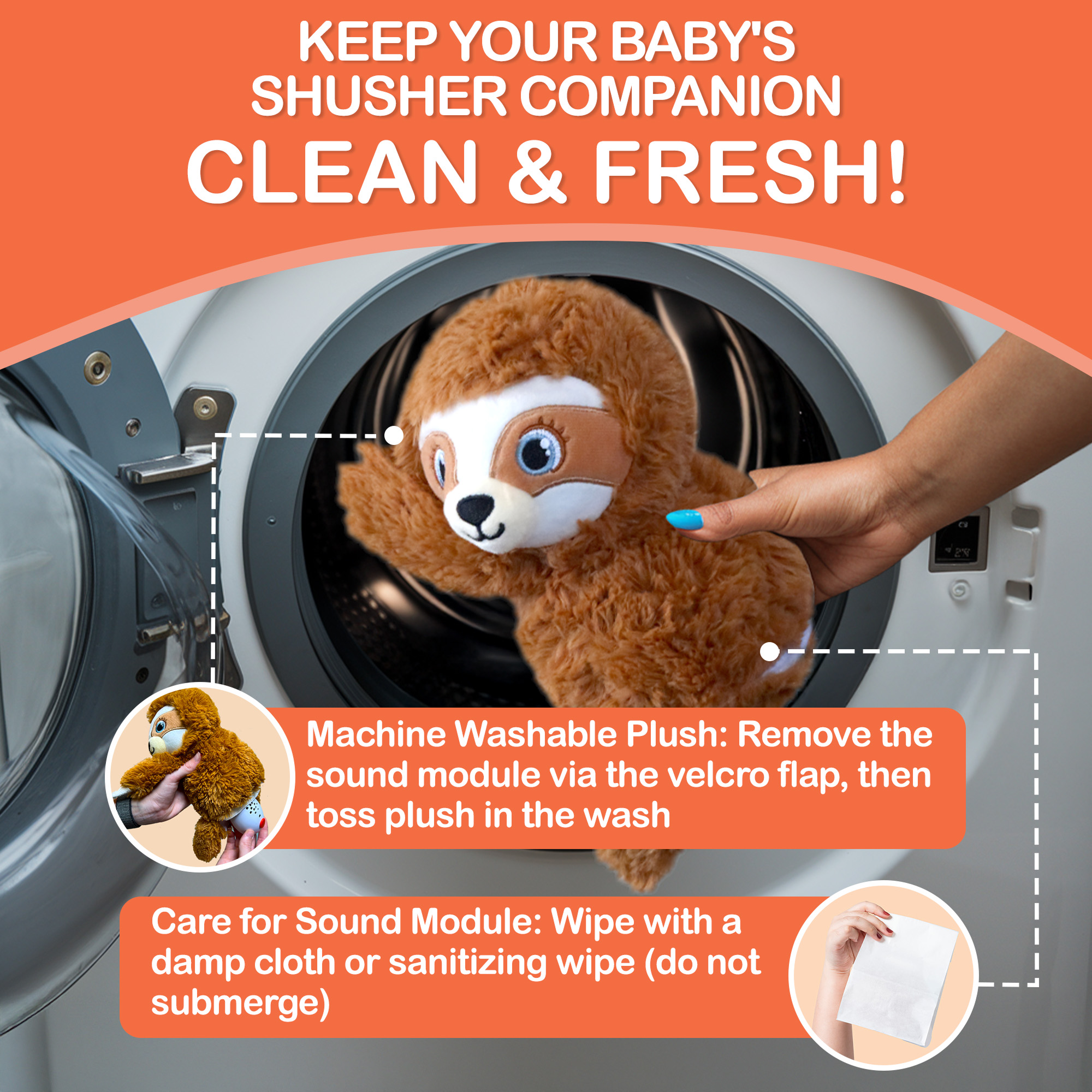 Sloth Plush Sound Machine