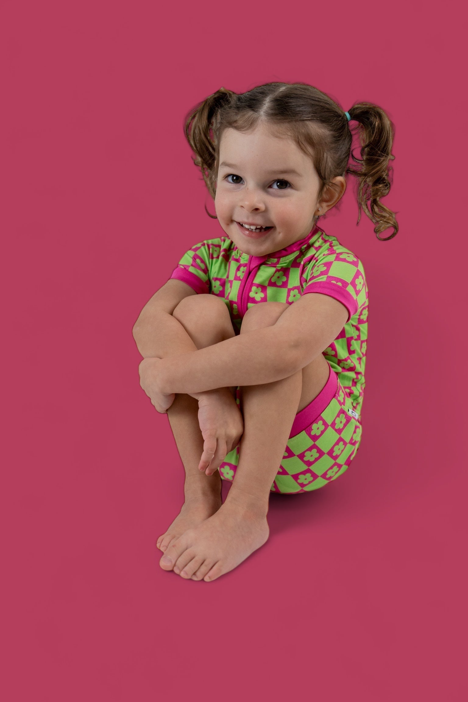 Wild Daisy Checkers Dream Shortie