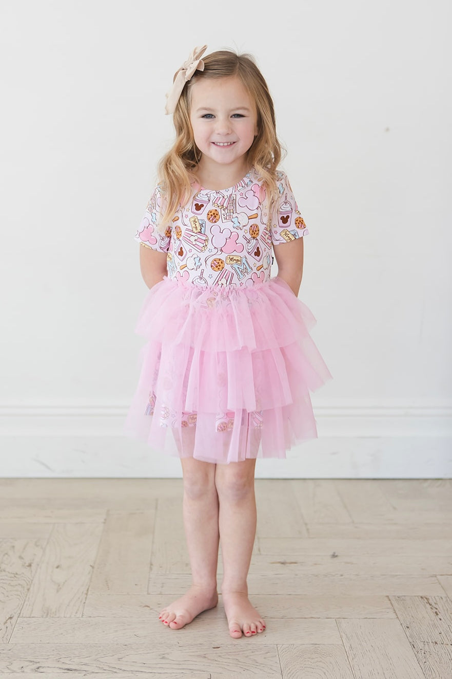 Snacks (pink) - Tutu Dress