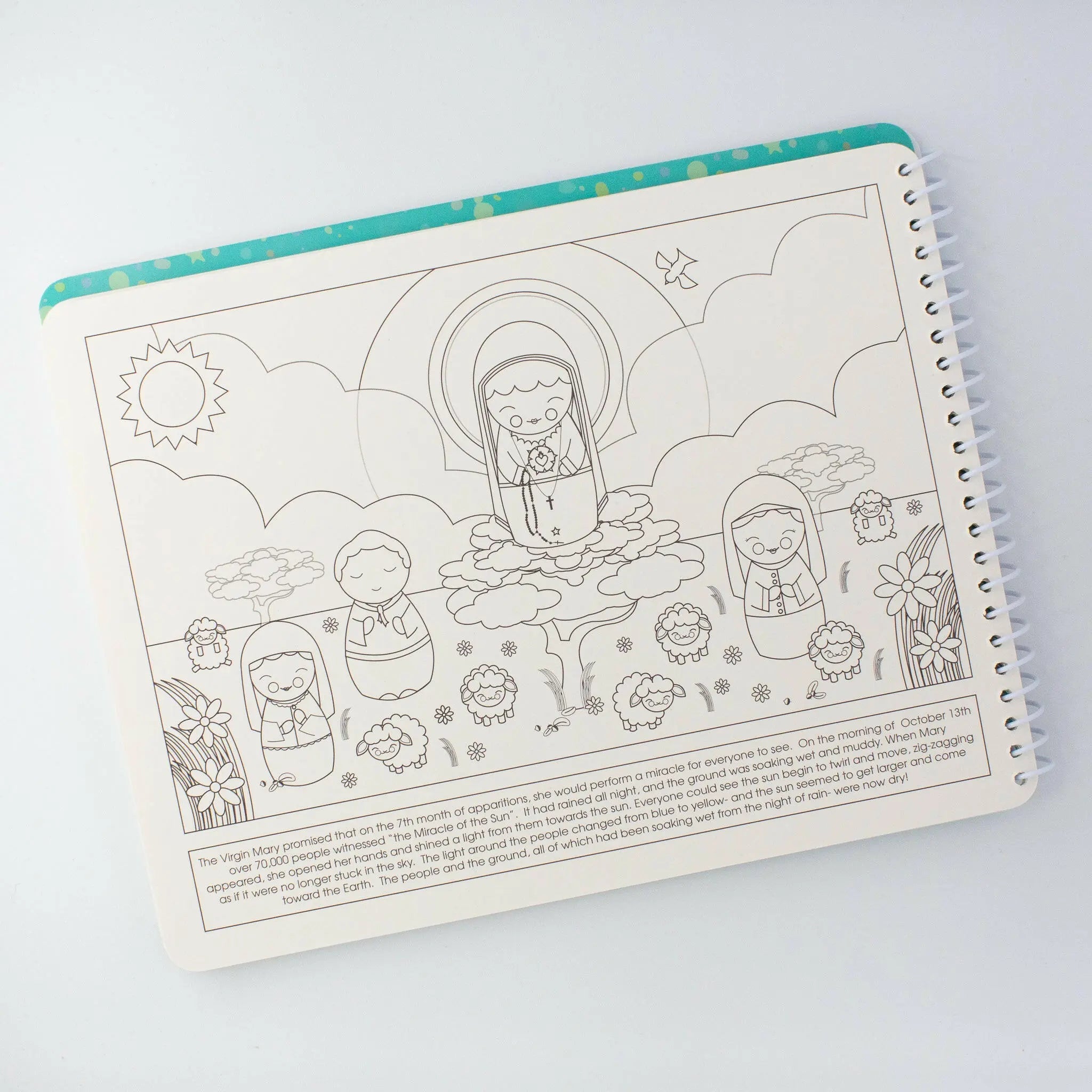 Saintly Scenes Book #1 - Reusable Sticker Scene And Coloring Book