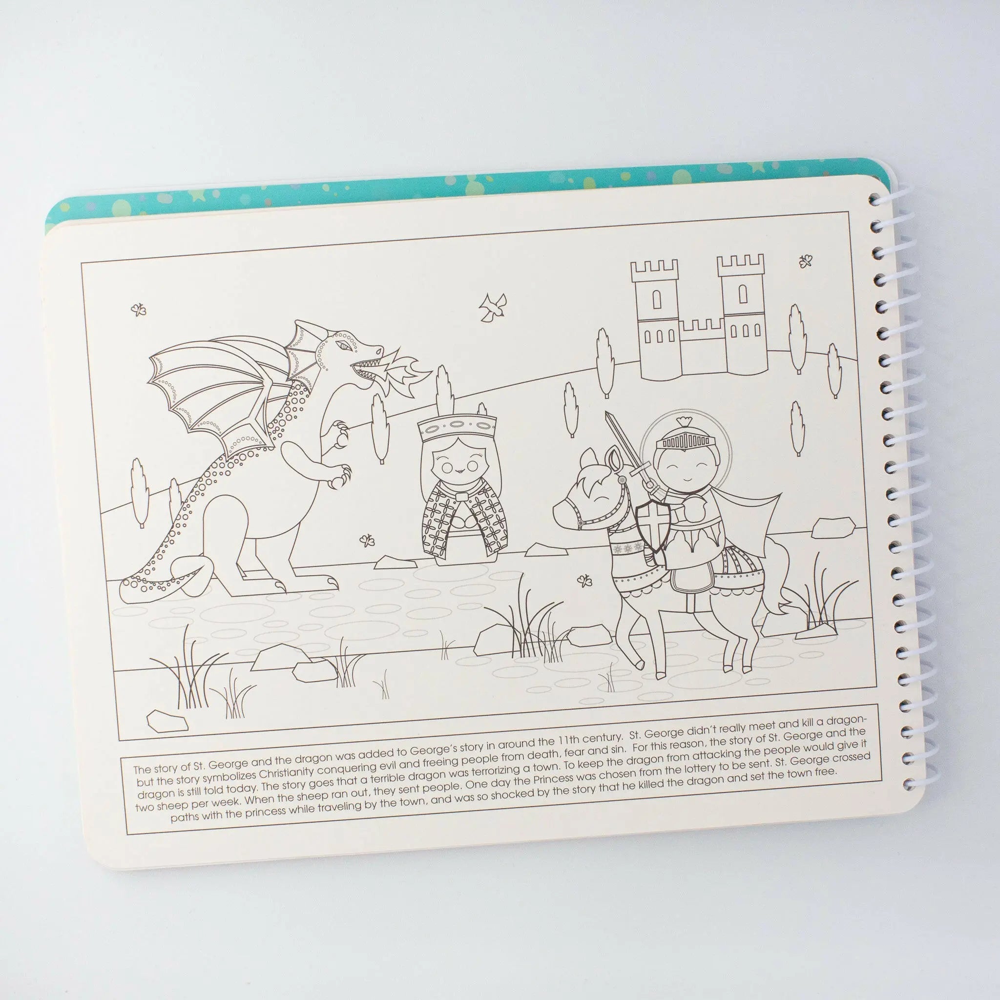 Saintly Scenes Book #2 - Reusable Sticker Scene And Coloring Book