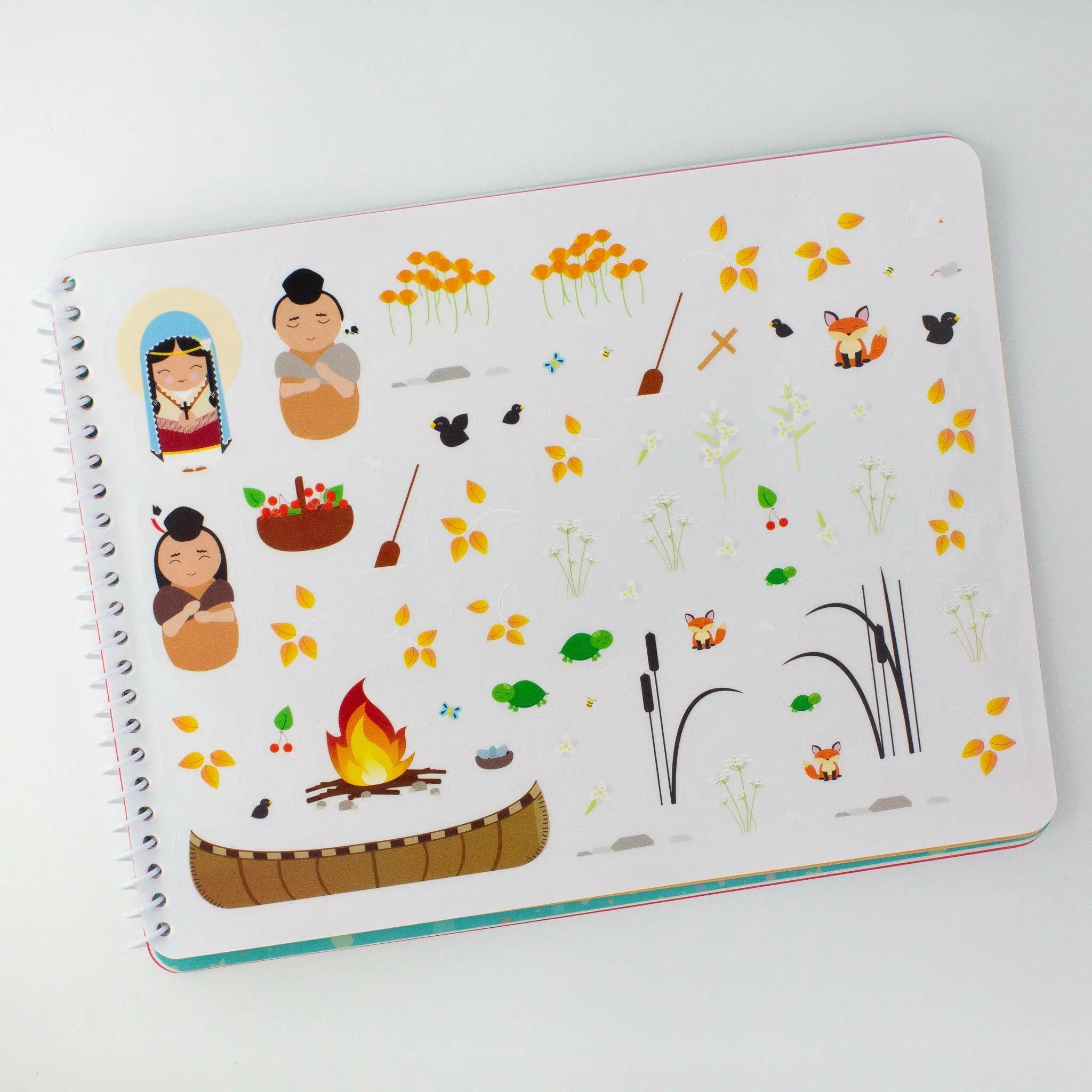 Saintly Scenes Book #2 - Reusable Sticker Scene And Coloring Book