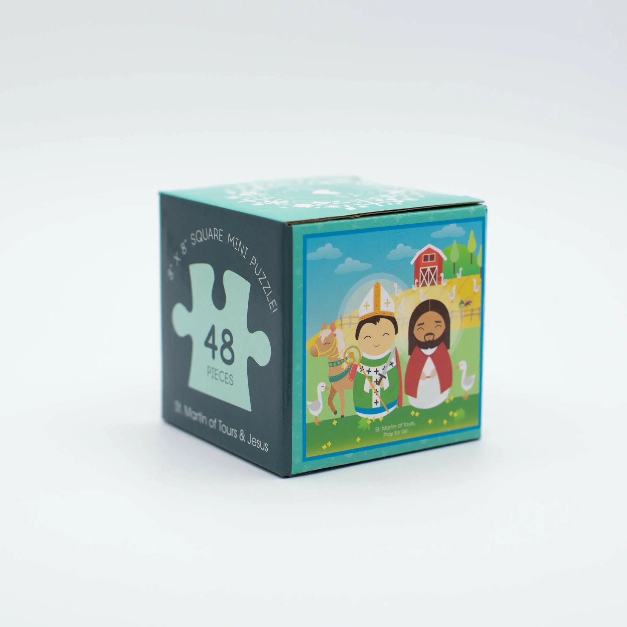 St. Martin Of Tours And Jesus Mini Puzzle