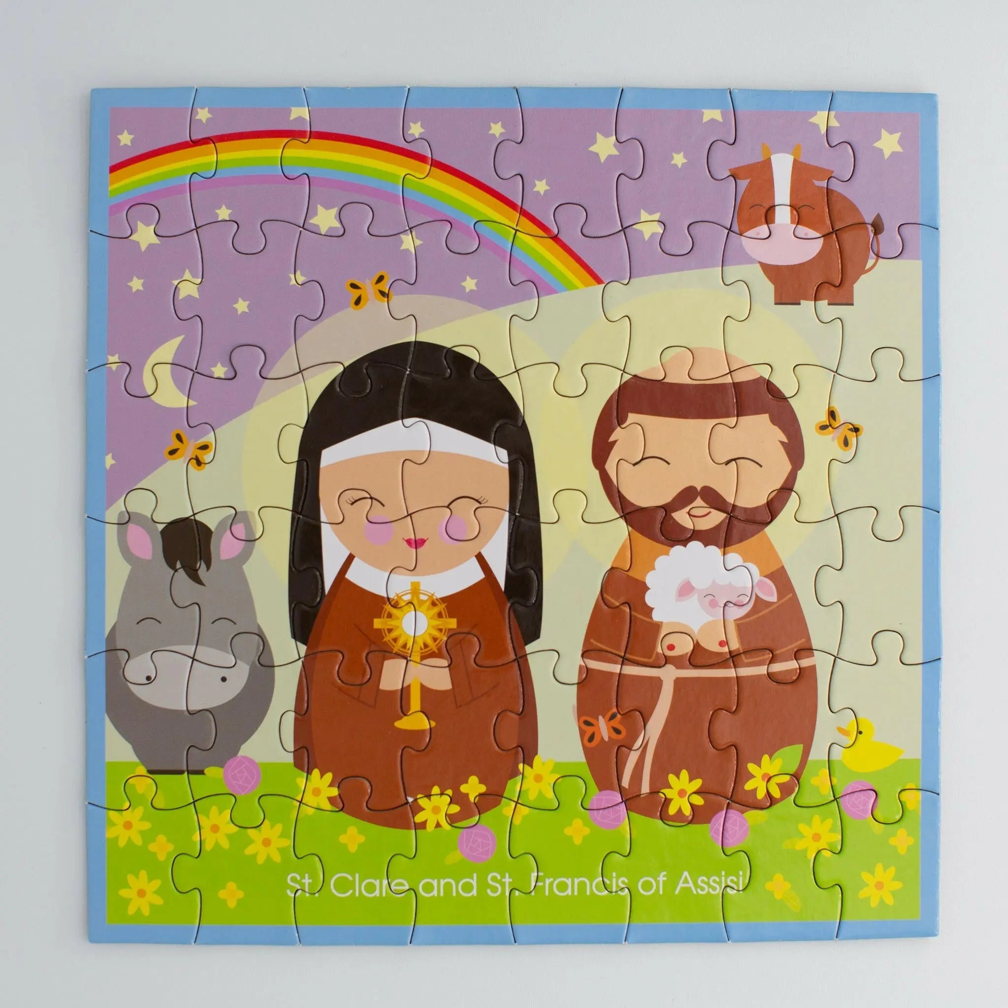 St. Clare And St. Francis Of Assisi Mini Puzzle