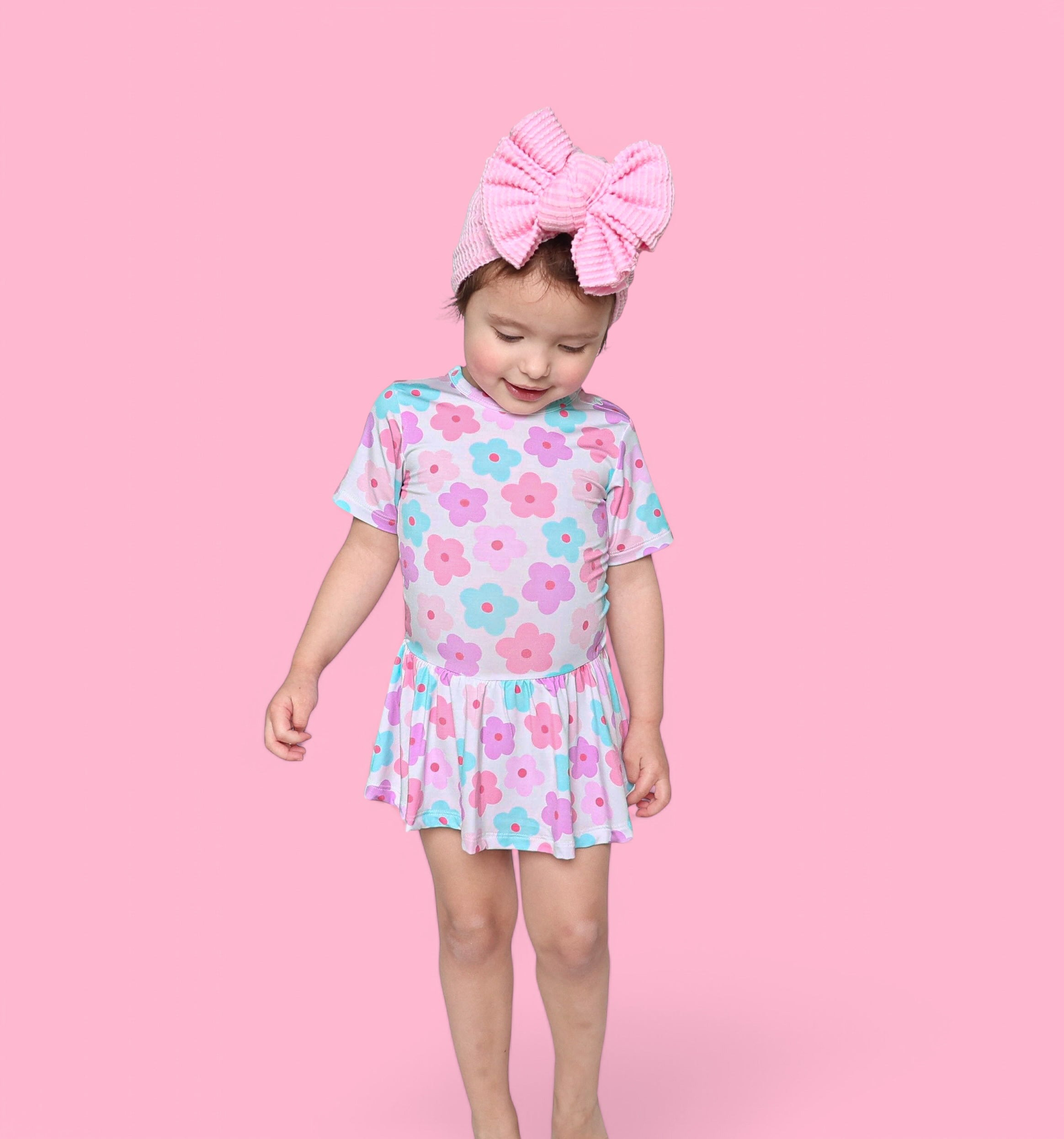 Violet Fields Dream Bodysuit Dress