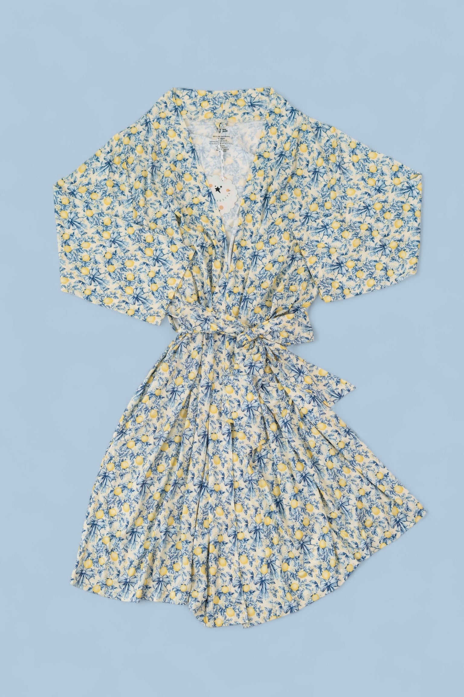 Vintage Citrus Toile Women's Dream Robe