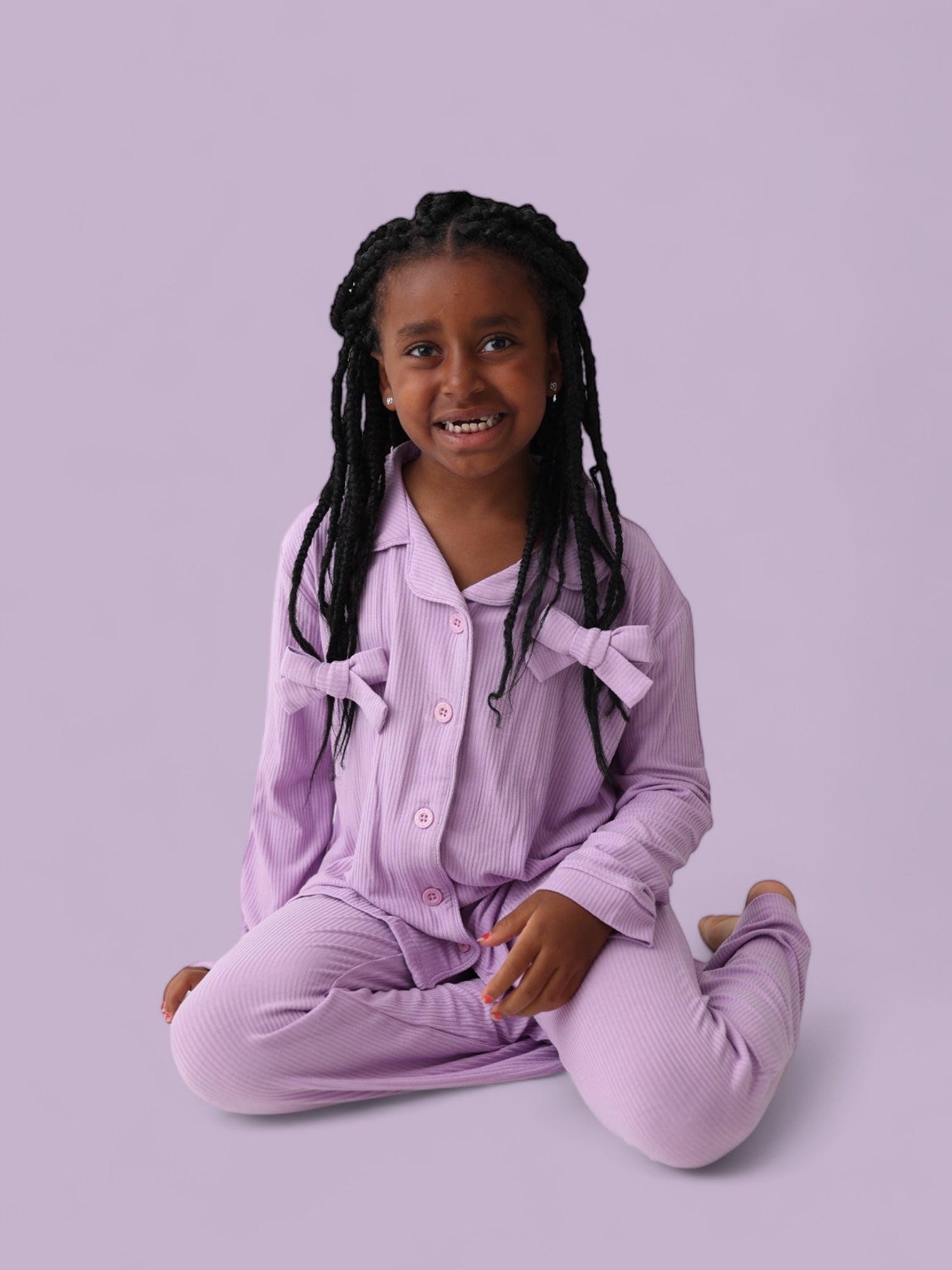 Amethyst Rib Dream Girl's Flare Set