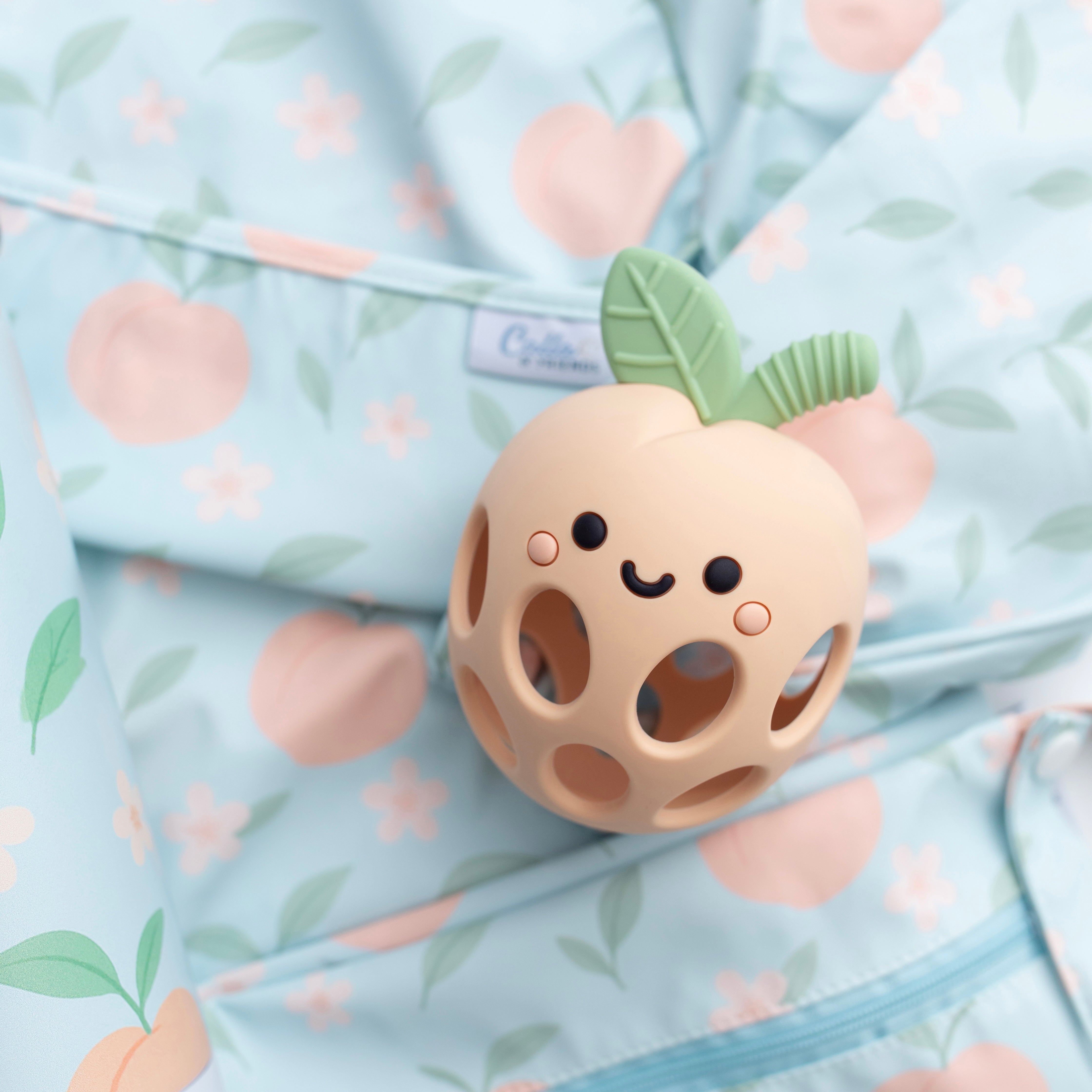 The Grayson Long Sleeve Bib - Peach Blossom