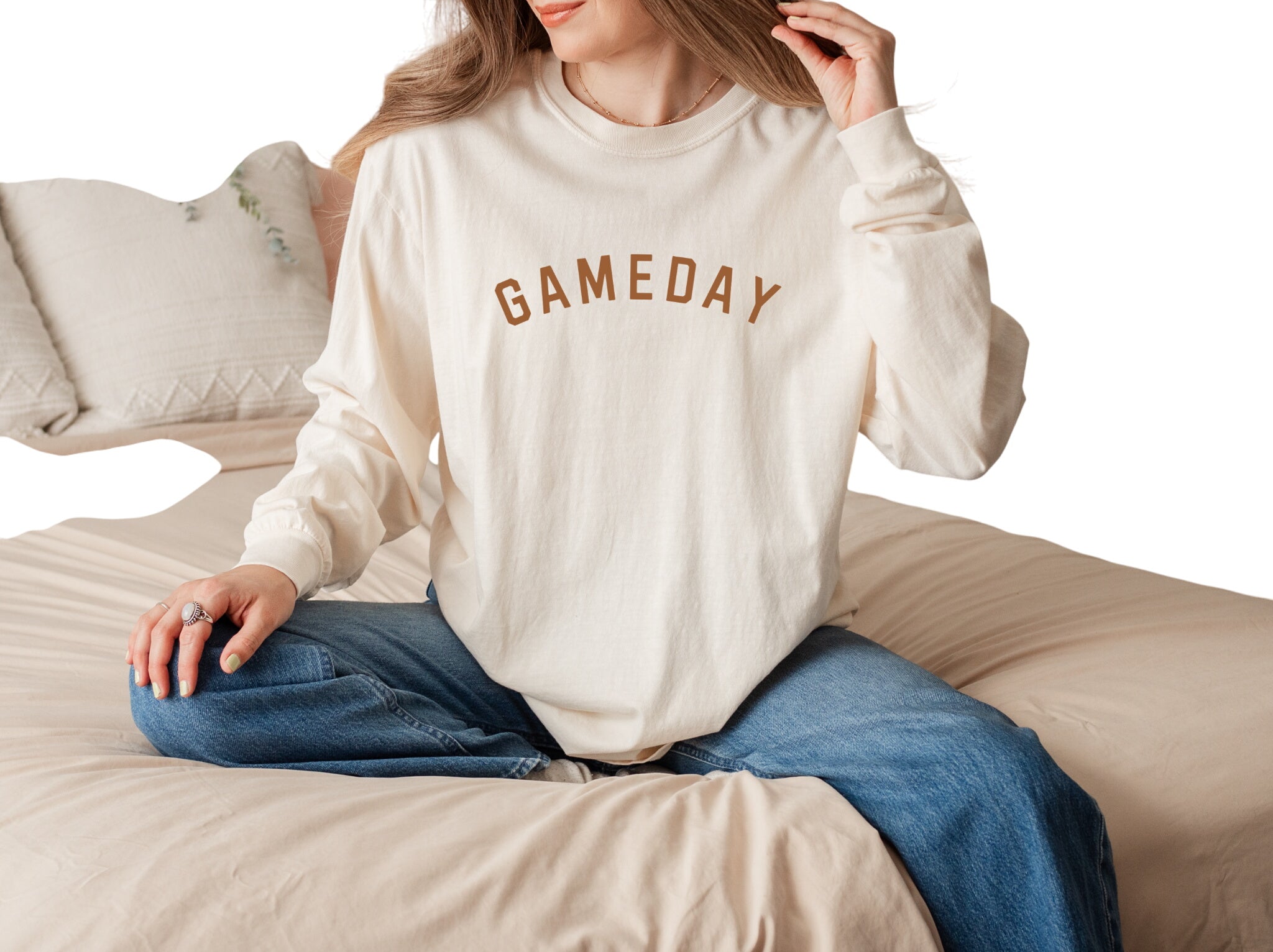 Adult 'gameday’ Crew Comfort Colors Long Sleeve Tee