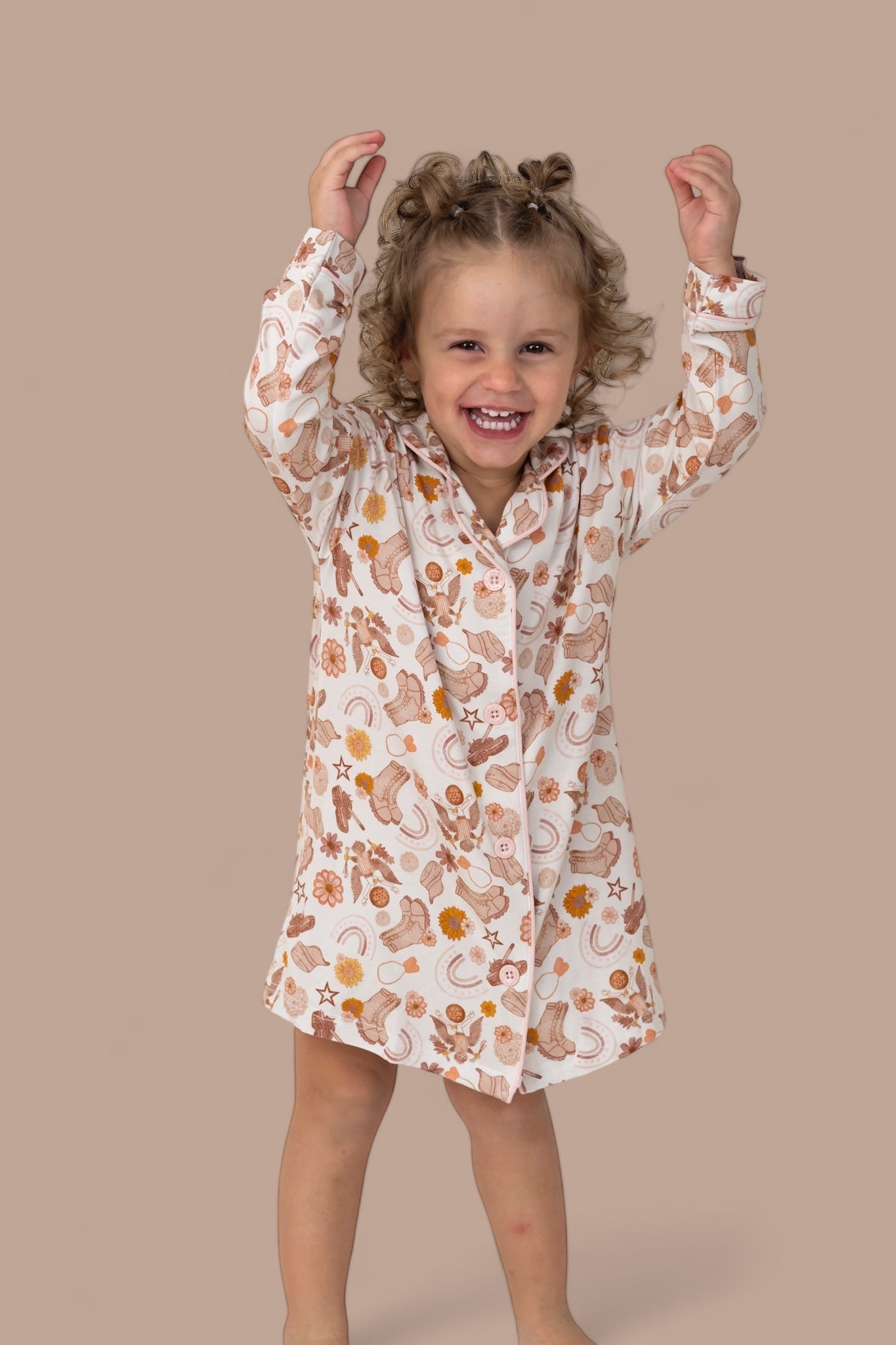 Flowers And Boots Girl's Dream Gown