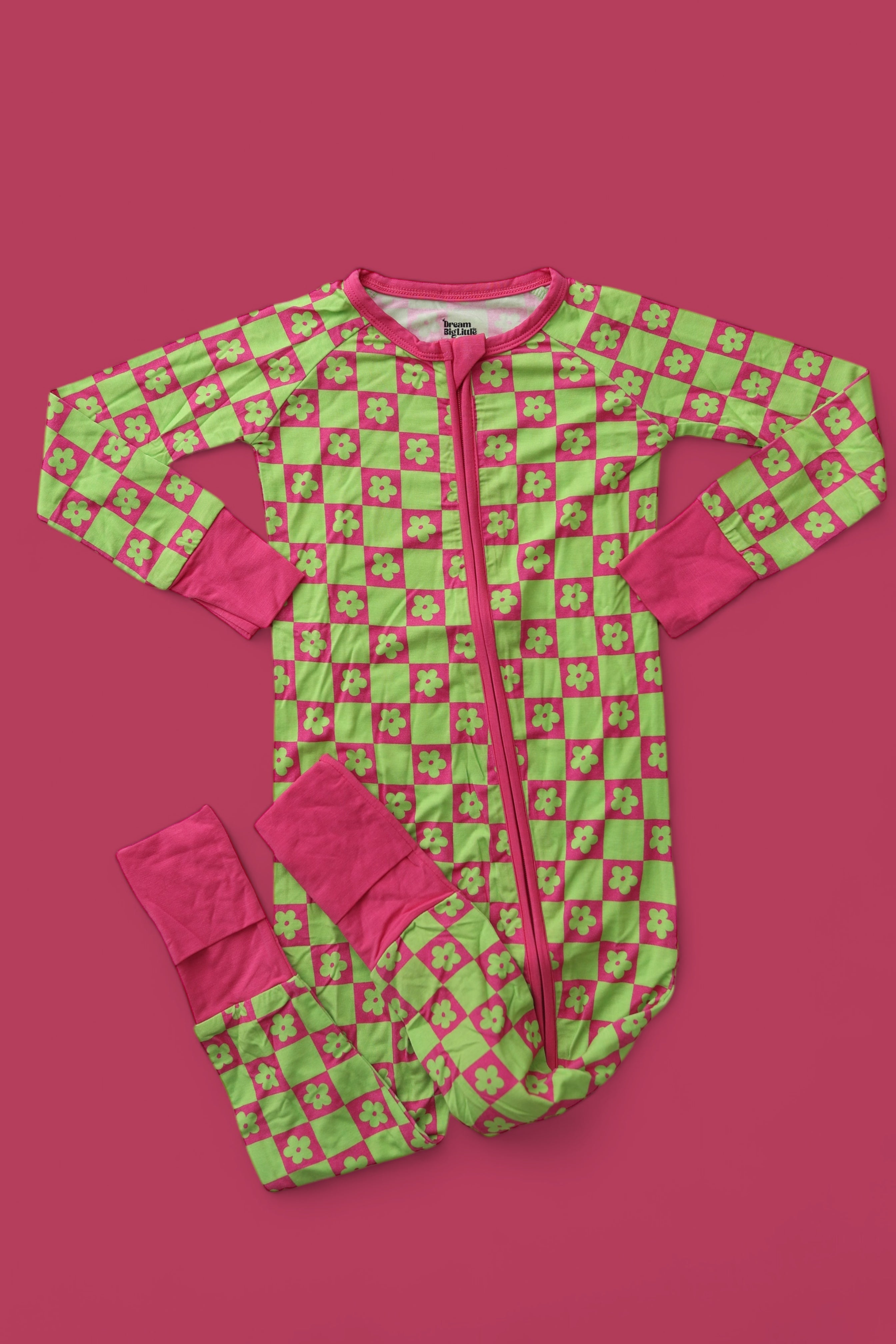 Wild Daisy Checkers Dream Romper