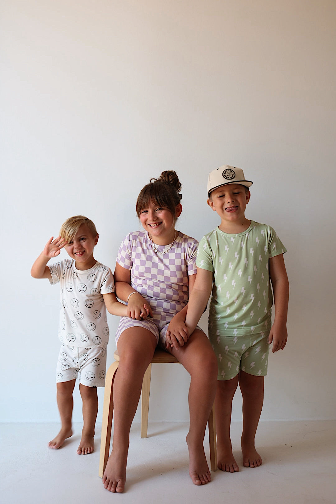 Bamboo Short Set | Green Smiles