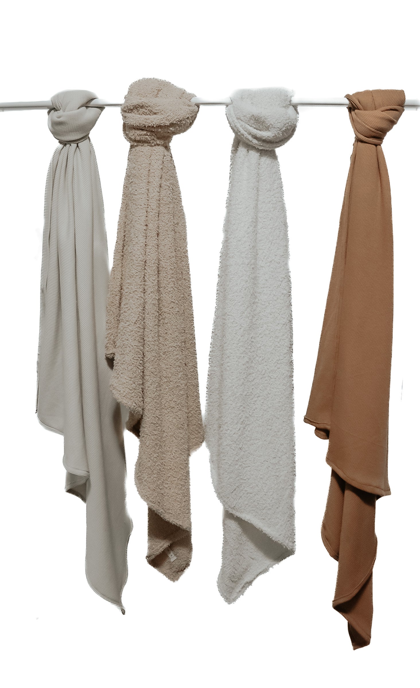 Caramel Waffle Knit Blanket