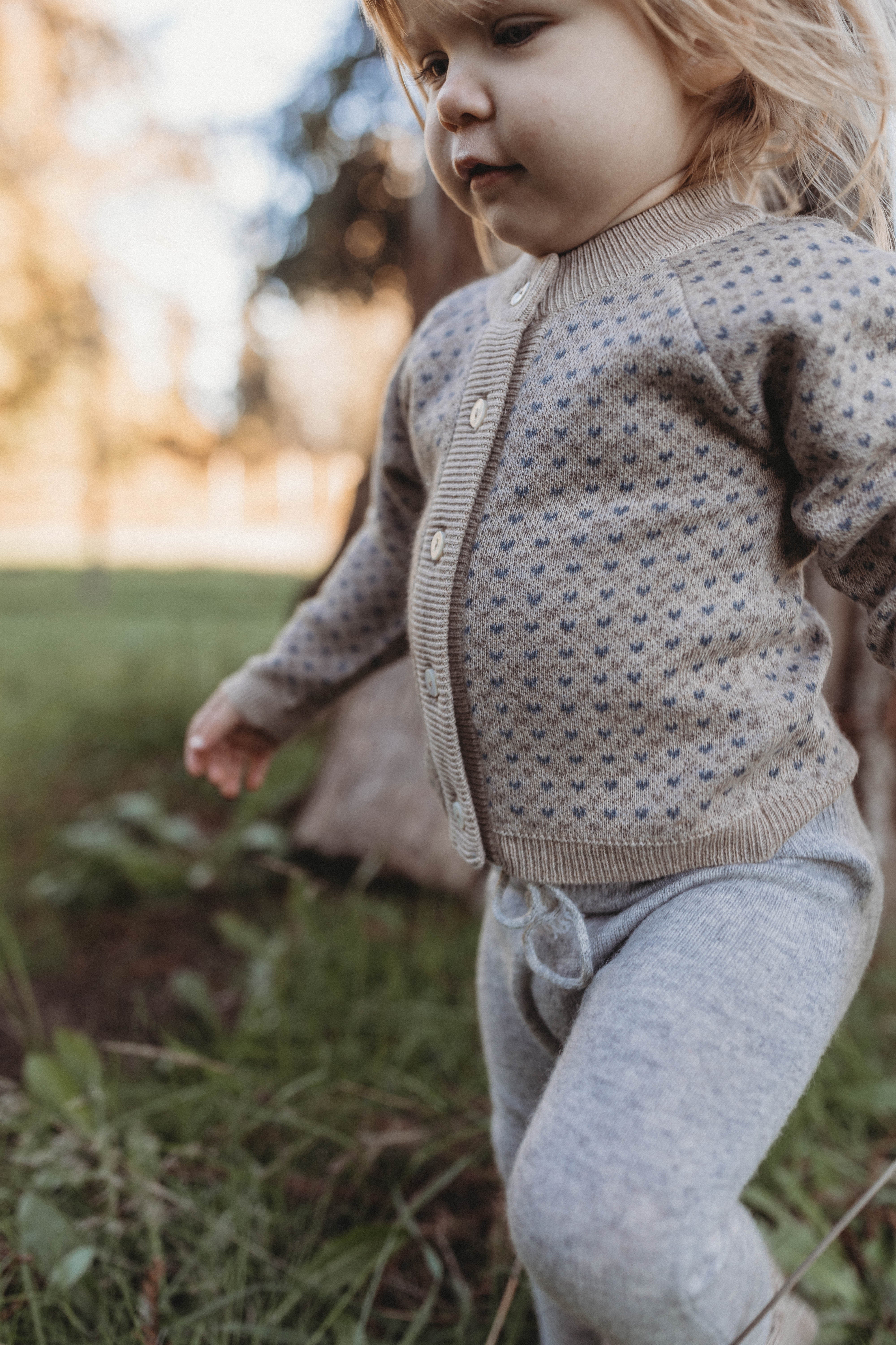 Cashmere Cardigan | Petit Coeur Natural