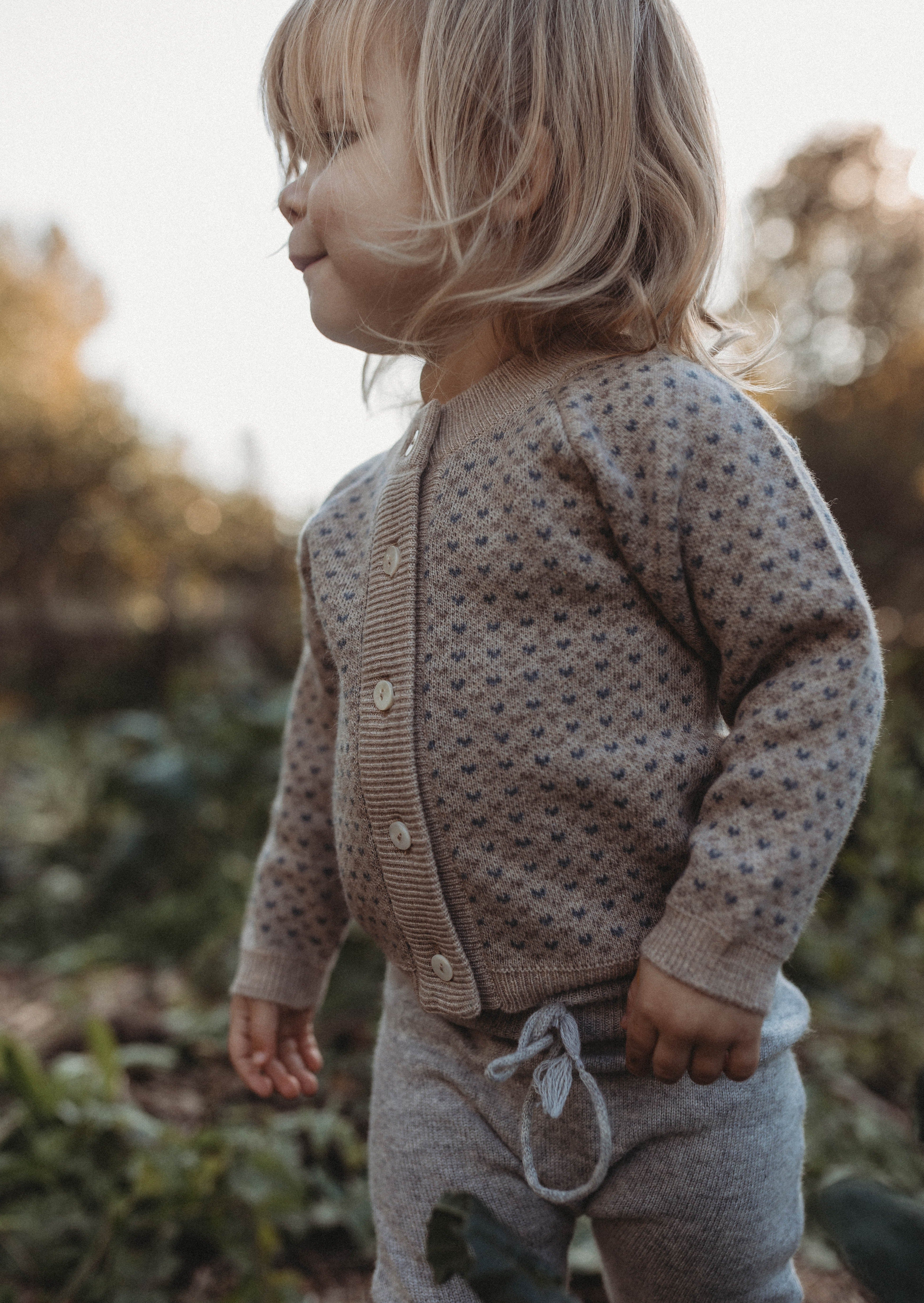 Cashmere Cardigan | Petit Coeur Natural