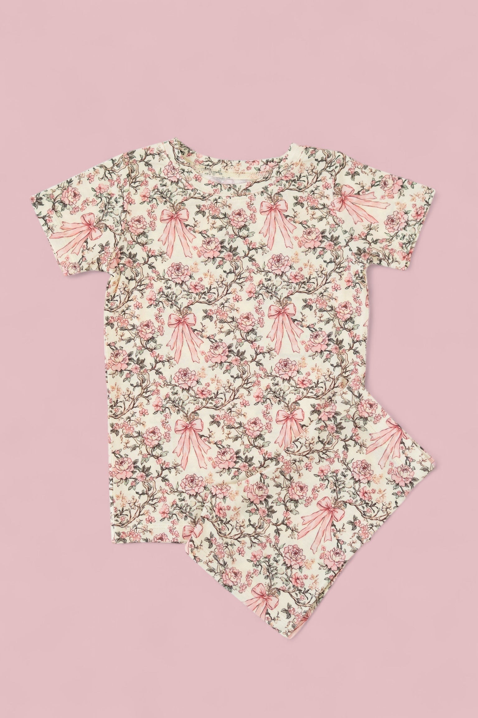 Victorian Bloom Dream Short Set