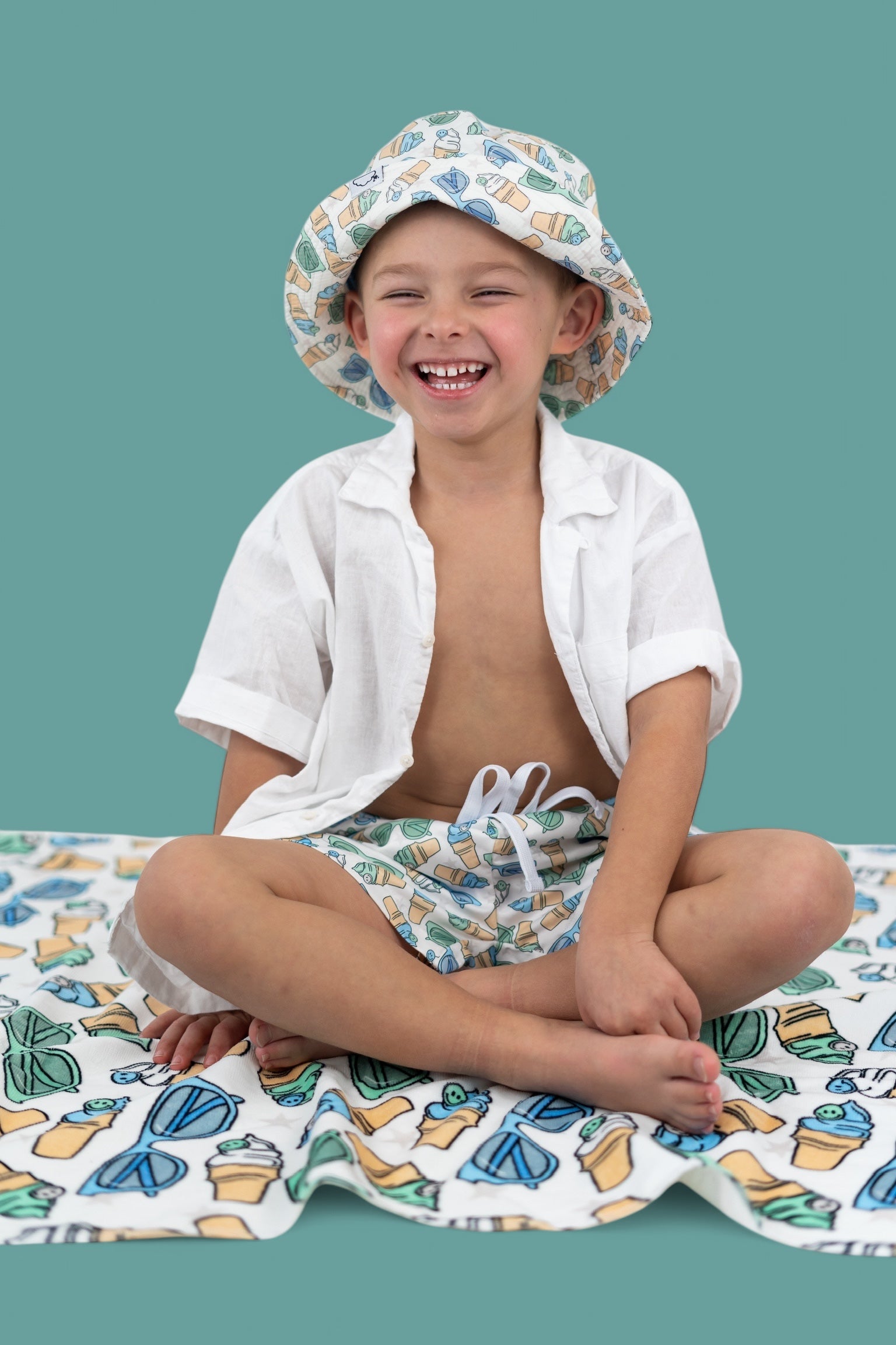 Cool Summer Dream Swim Trunks