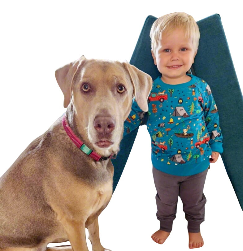 Popoki Gray Bamboo French Terry Joggers Pants