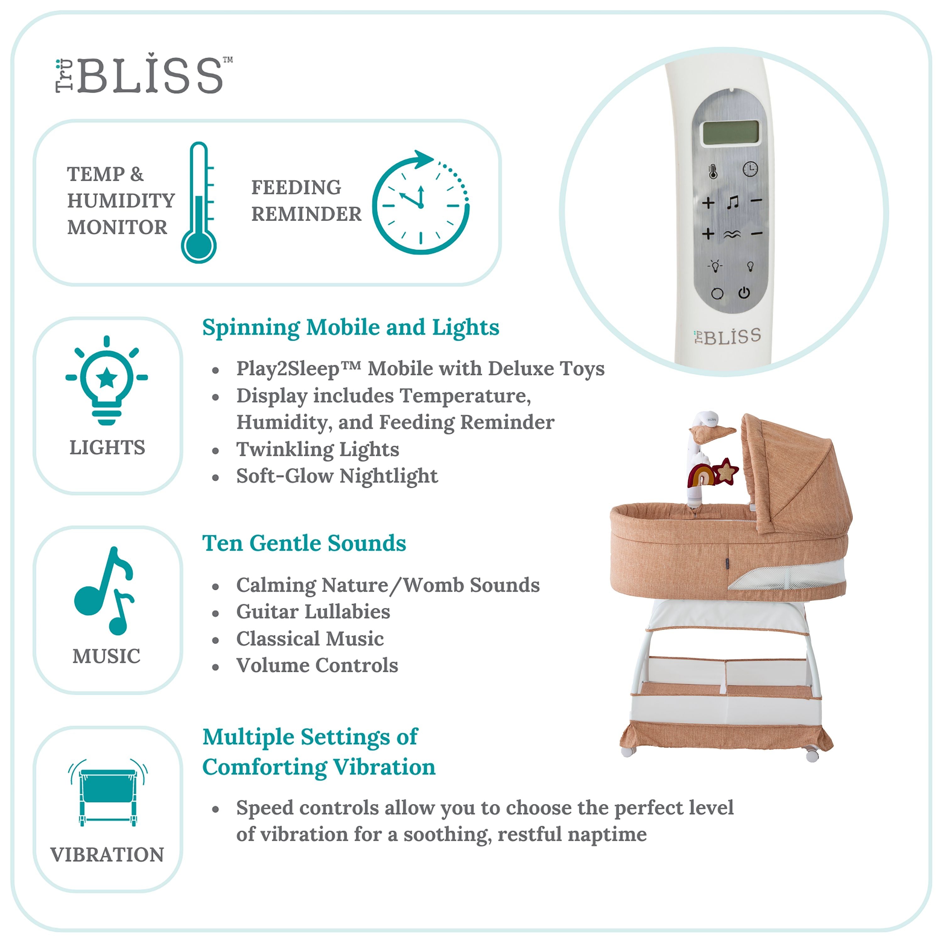 Trubliss Sweetli Nurture Bassinet