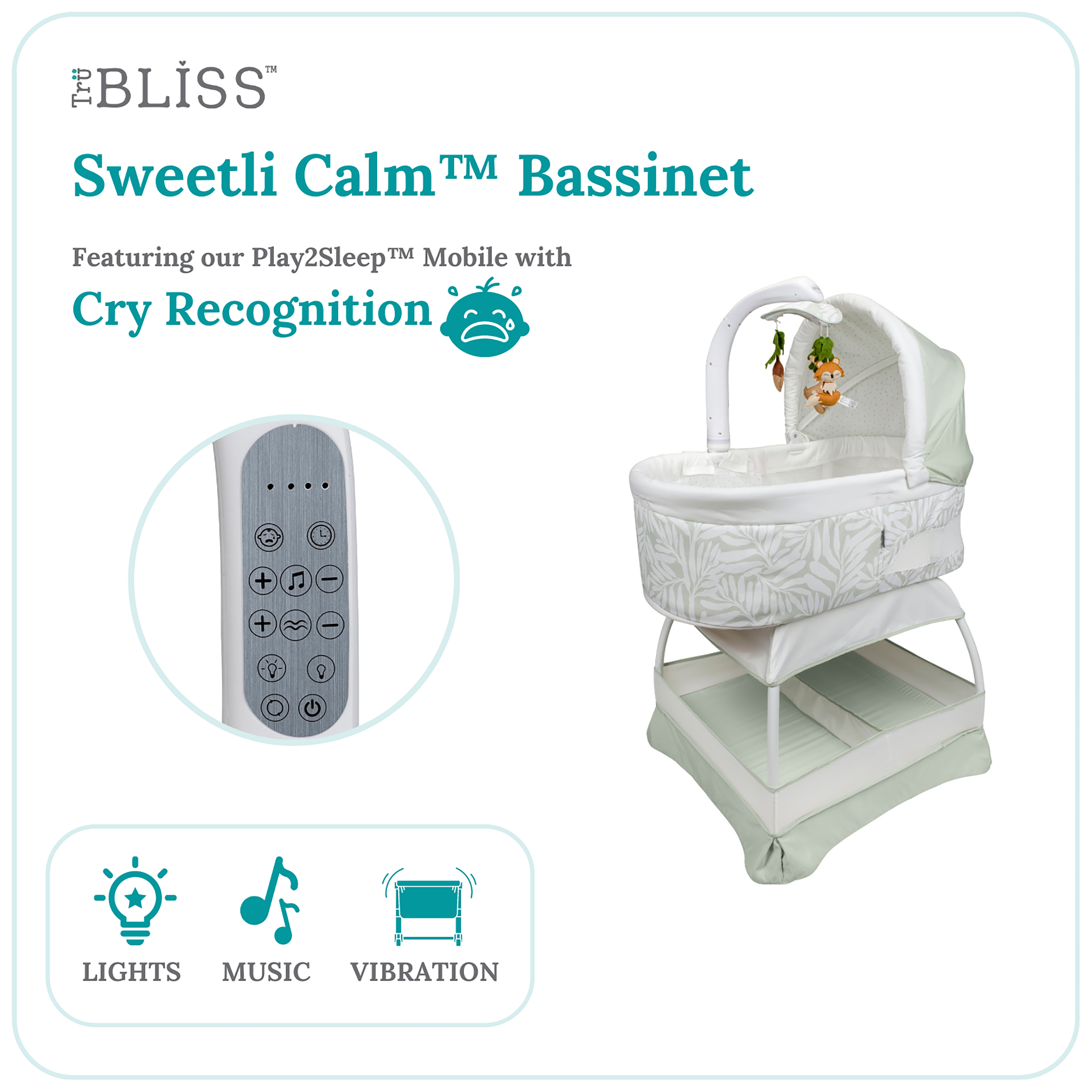 Trubliss Sweetli Calm Bassinet