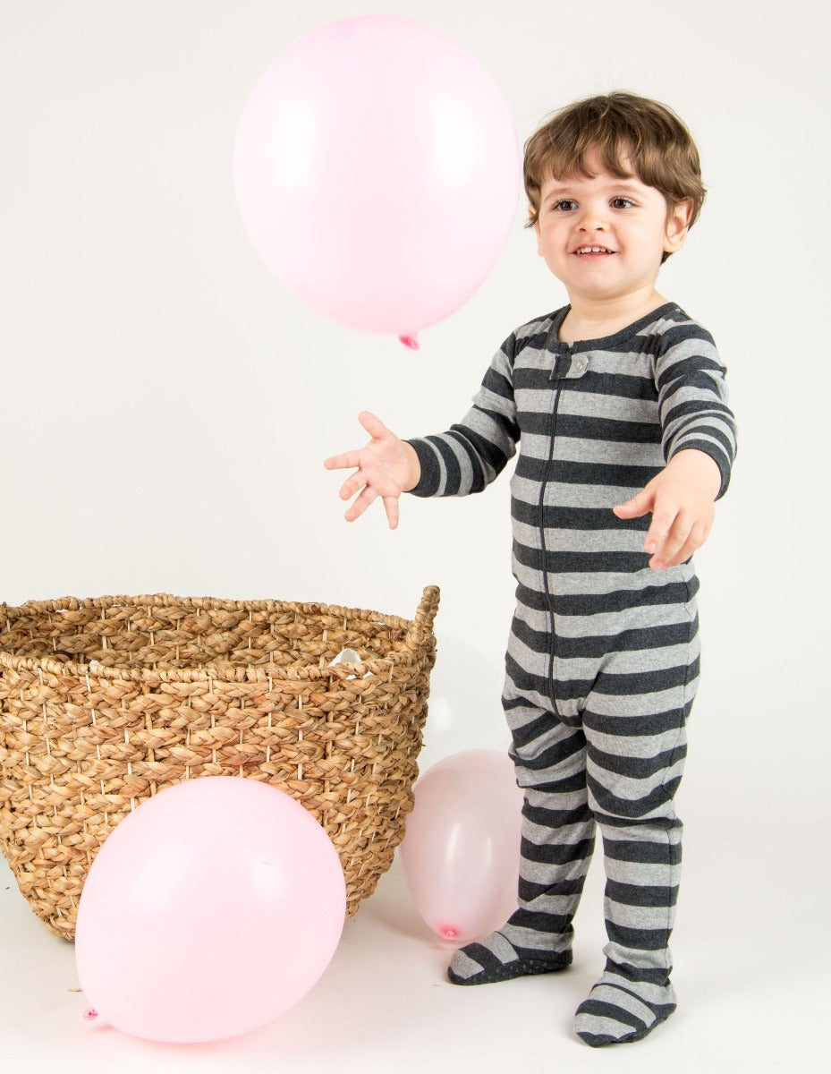 Baby Footed Striped Pajamas