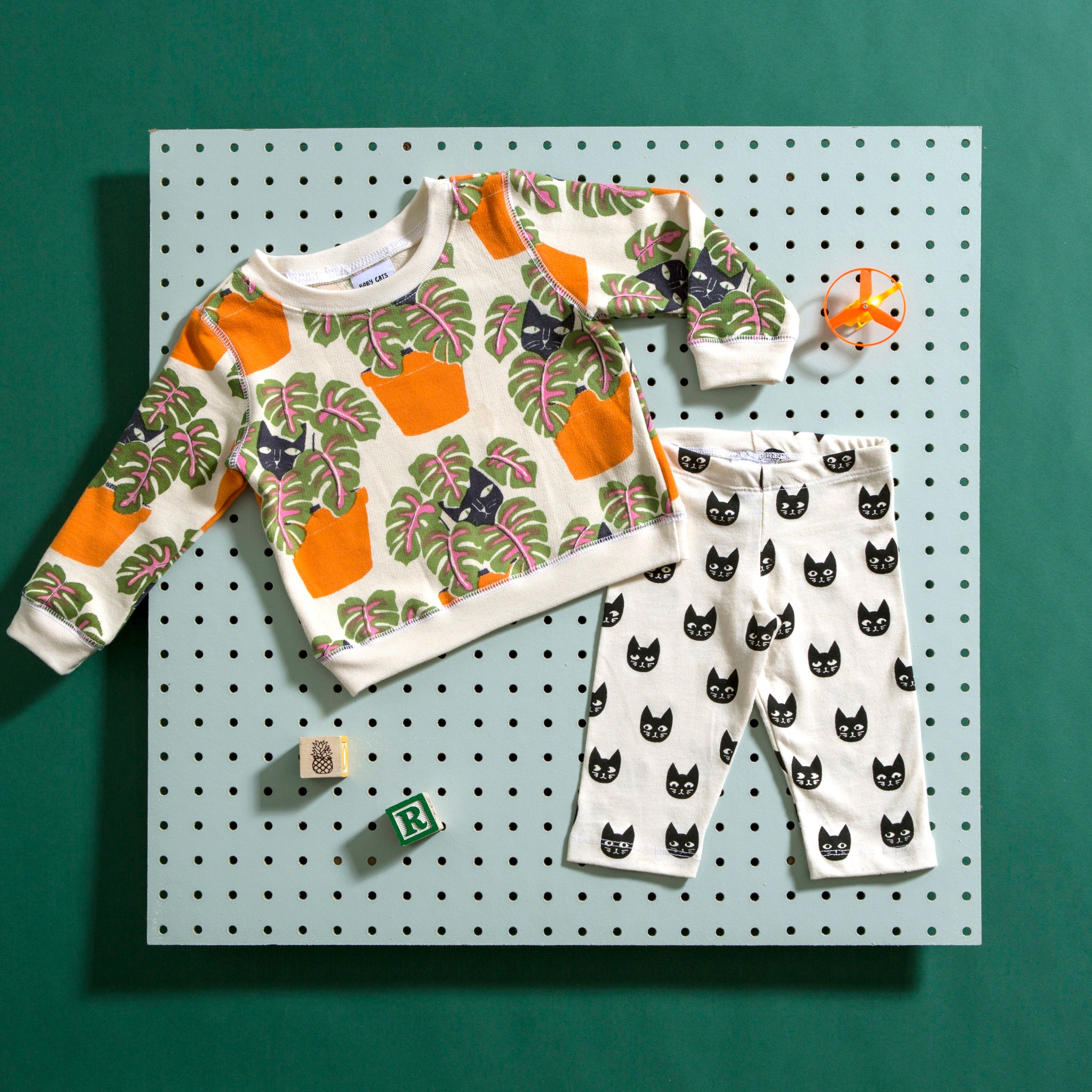 Kids Cat In Pot Sweatshirt