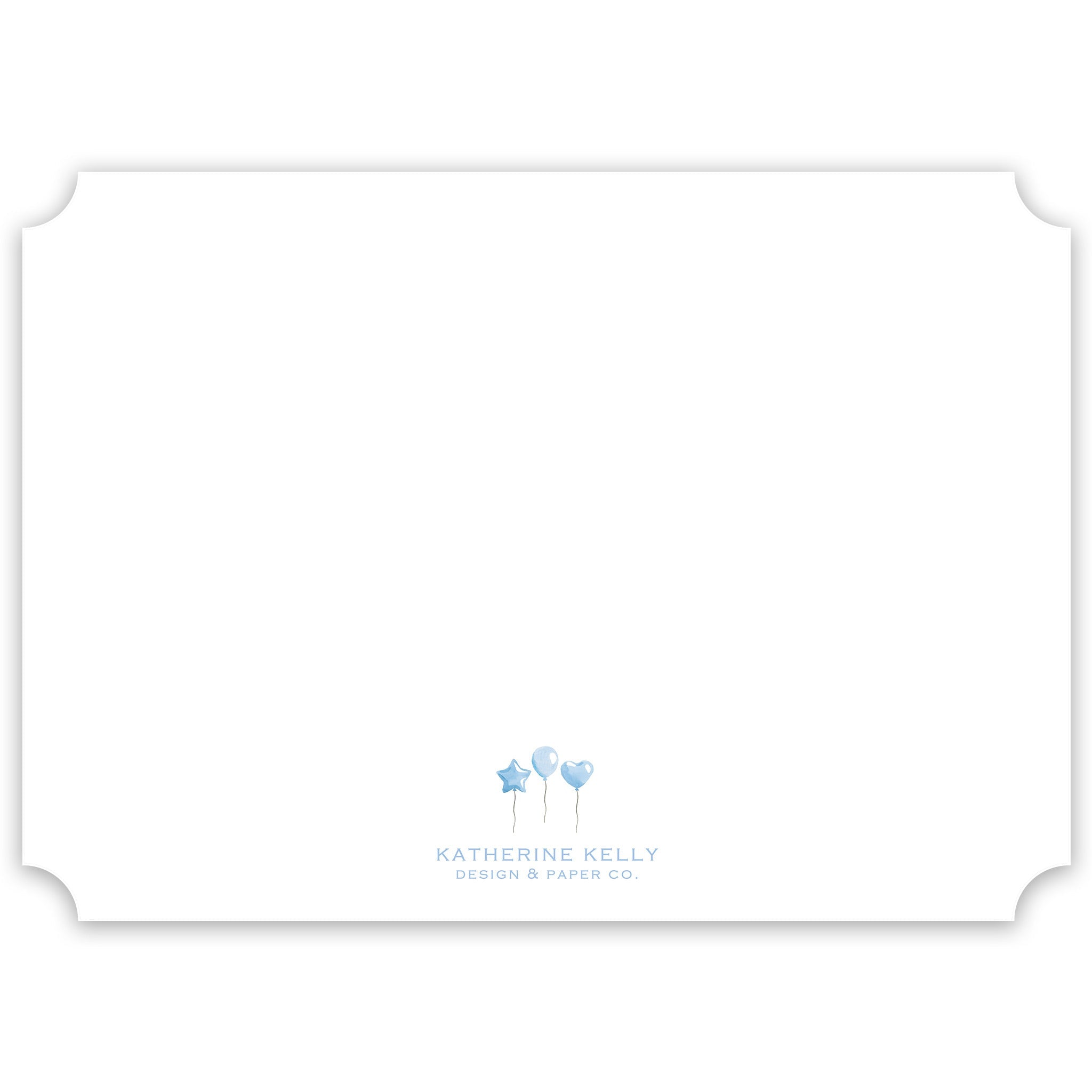 Blue Party Animal Birthday Invitation
