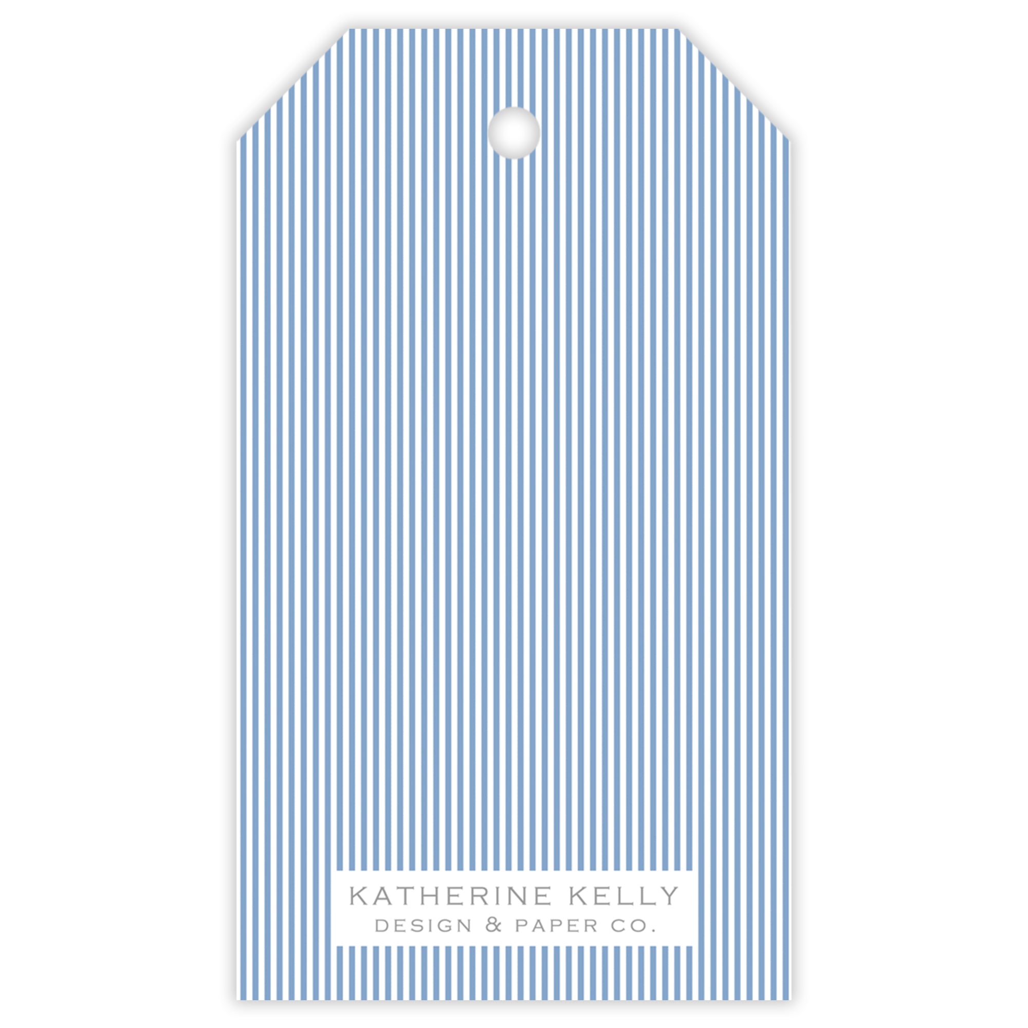 Blue & White Chinoiserie Party Favor Tag