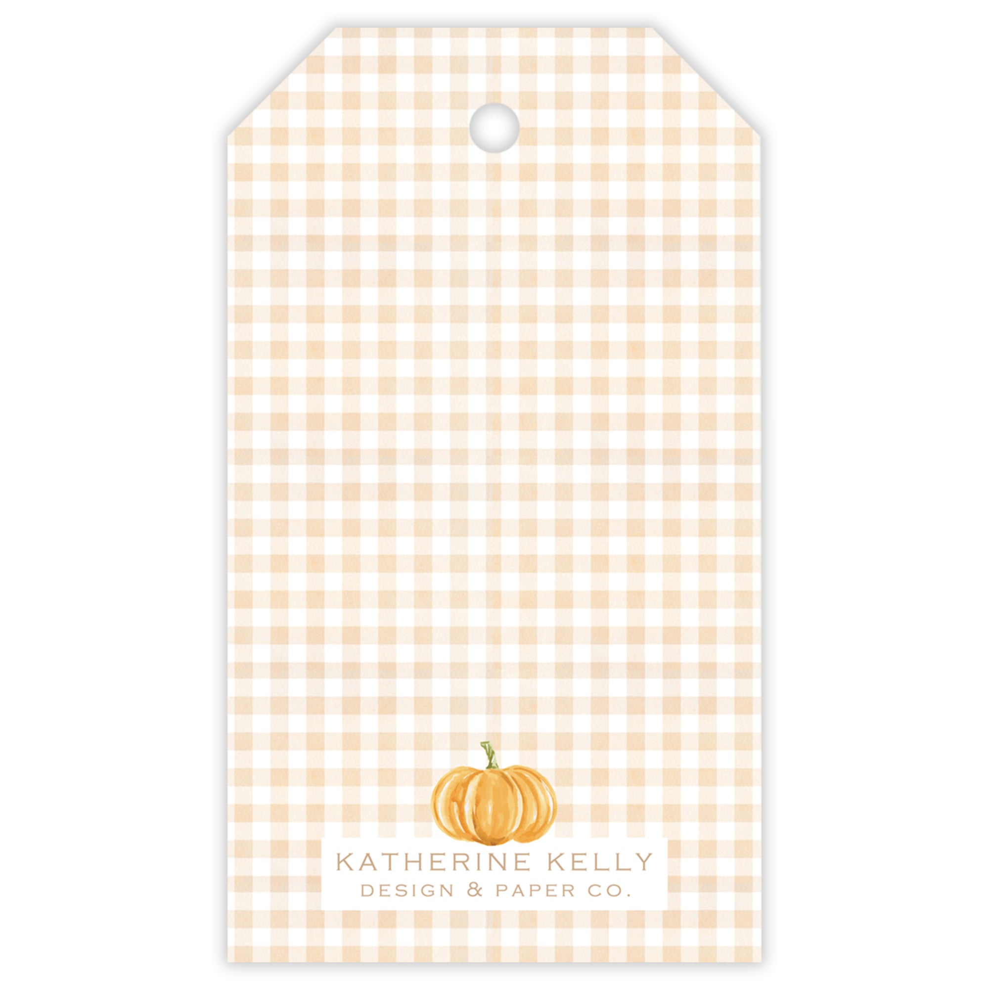 Fall Pumpkin Party Favor Tag