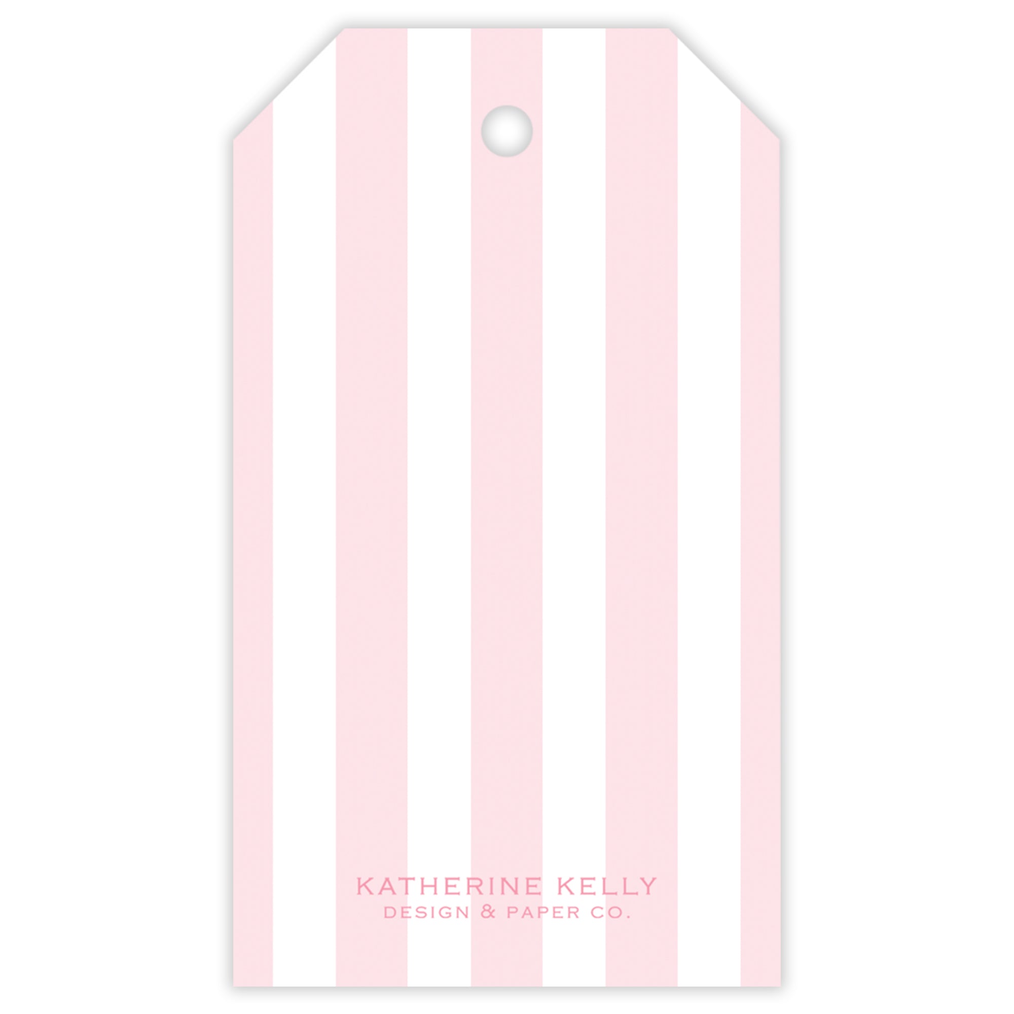 Cabana Stripe Party Favor Tag