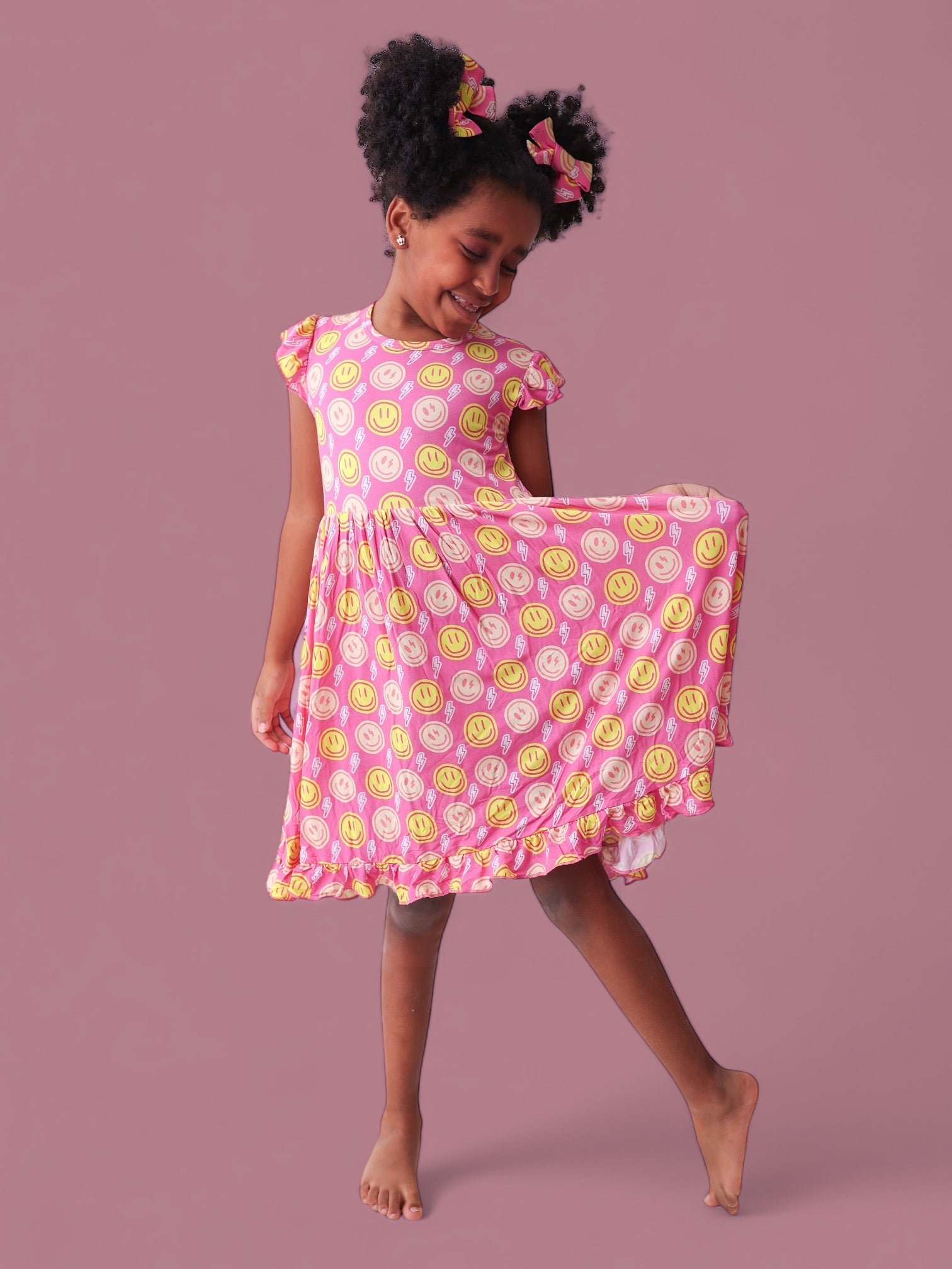Radiant Smiles Dream Ruffle Dress