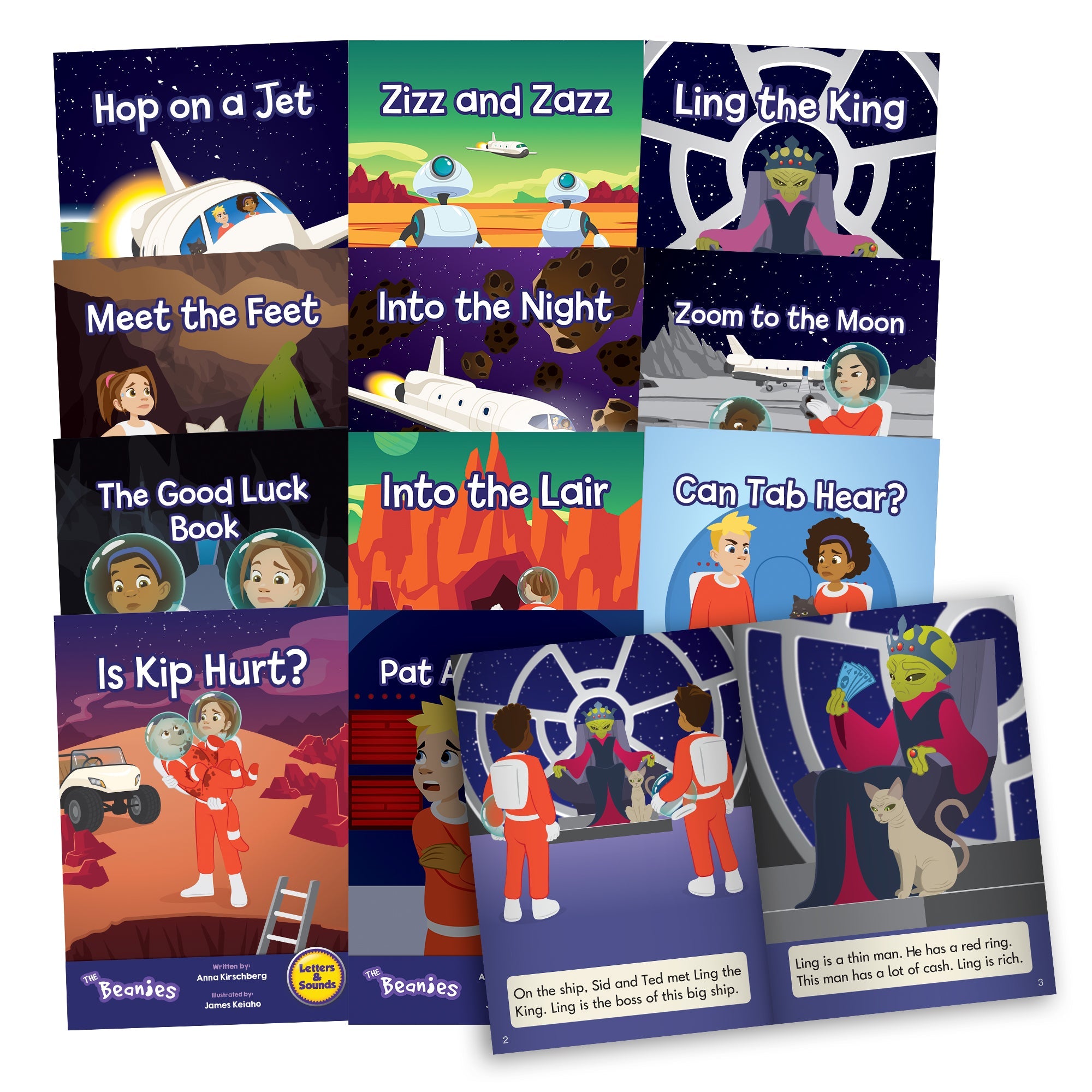 The Beanies - Hilo Set 1 Decodable Readers - Phase 3 - 6 Pack