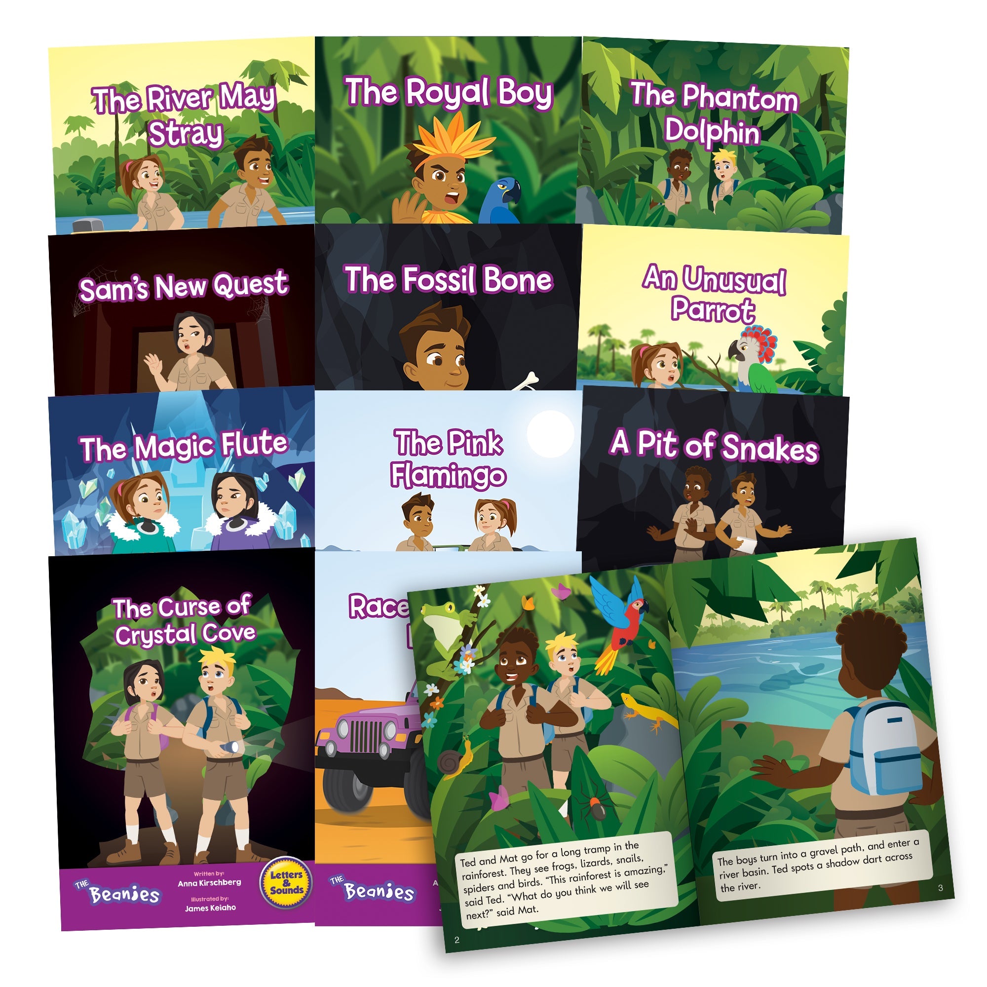 The Beanies - Hilo Set 1 Decodable Readers - Phase 5 - 6 Pack