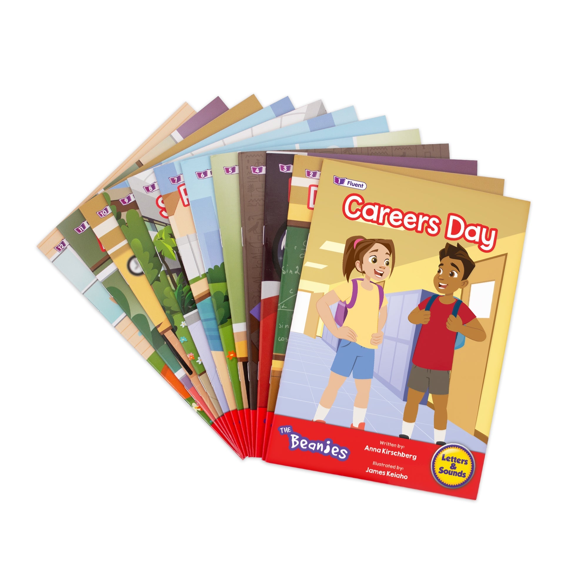 The Beanies Hilo Set 1 Decodable Readers - Spelling (phase 6)