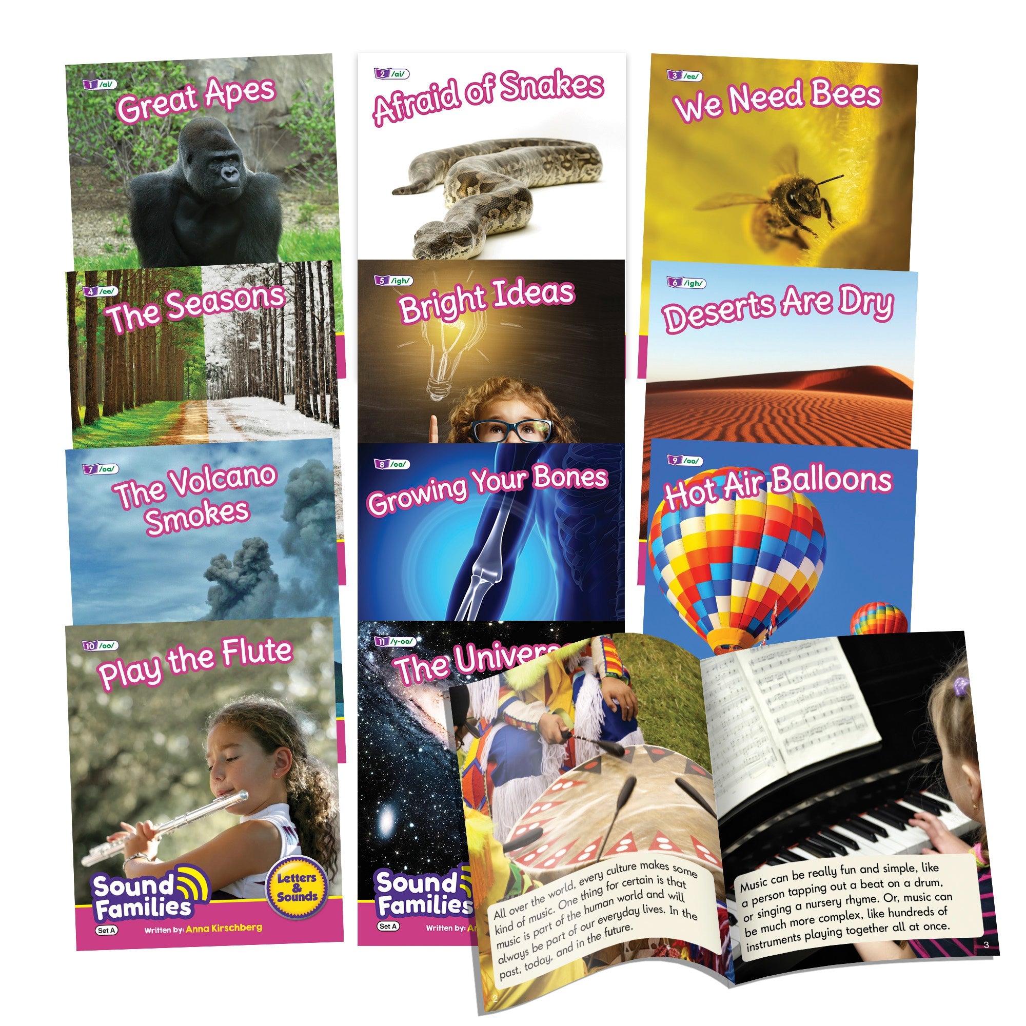 Sound Families Long Vowels Non-fiction Phase 5.5