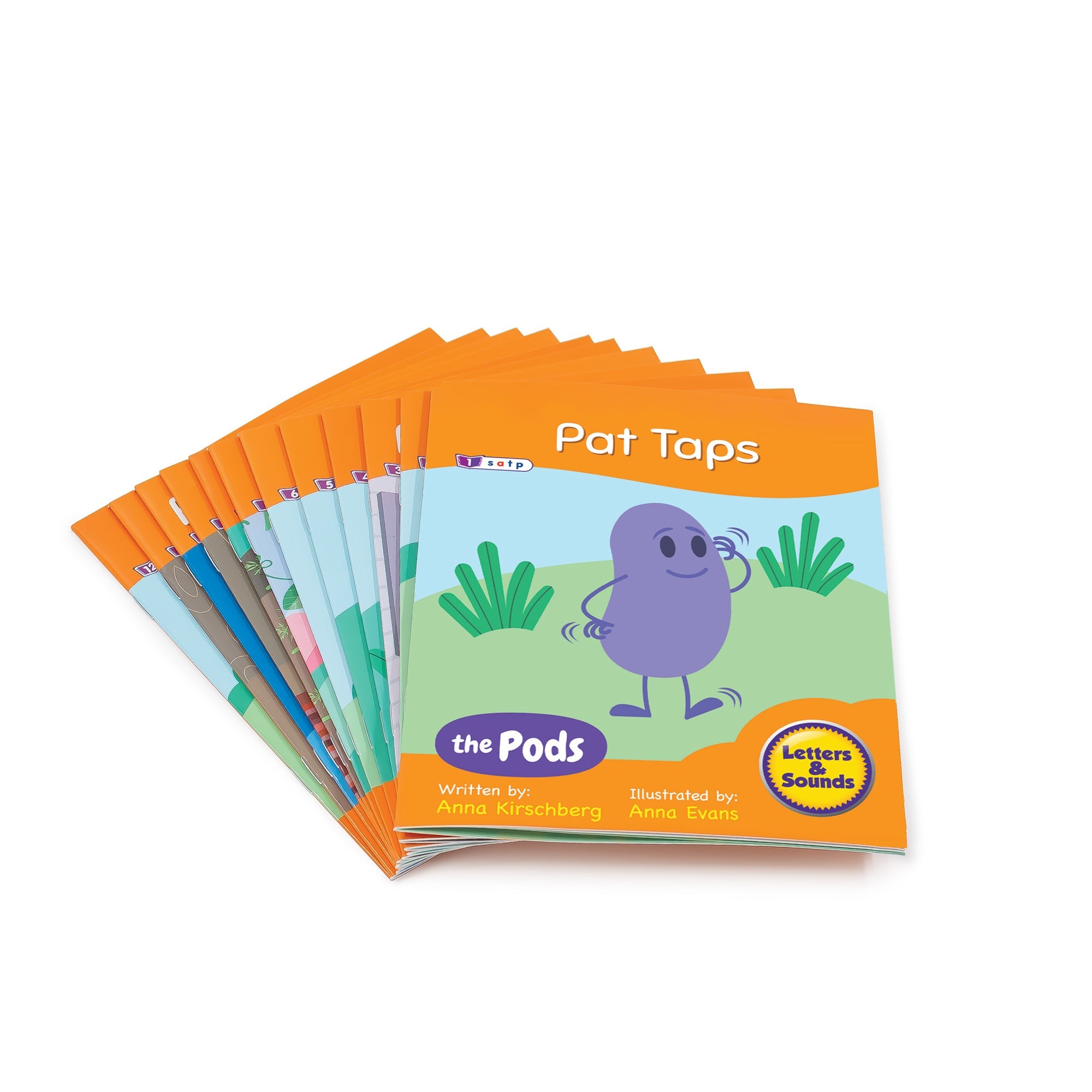 The Pods - Early Decodables - Letter Sounds (phase 2) - 6 Pack