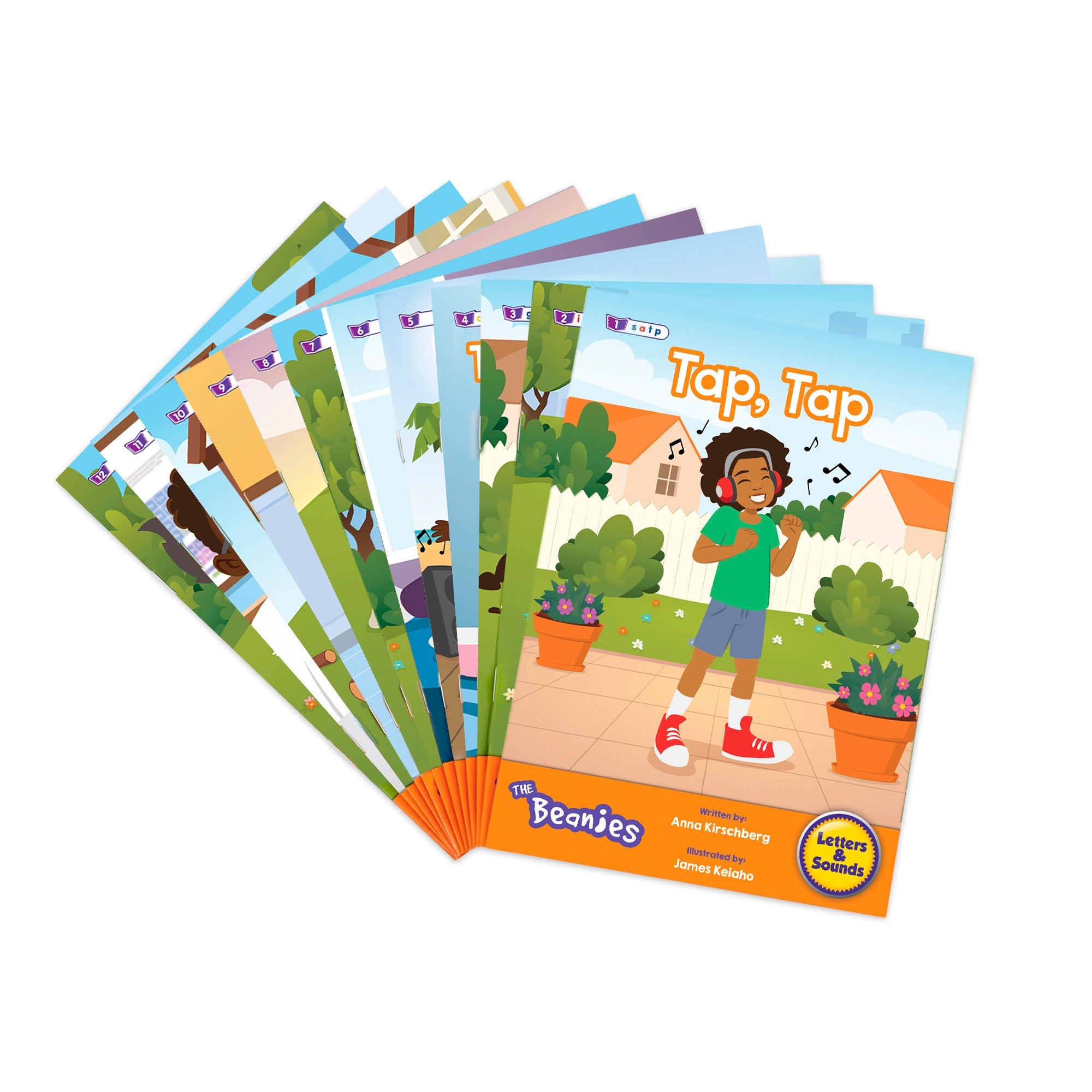 The Beanies Hilo Set 2 Decodable Readers - Letter Sounds (phase 2)