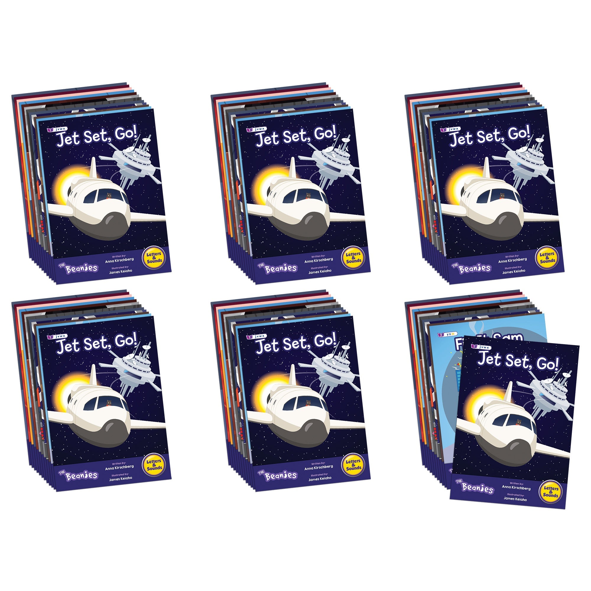 The Beanies - Hilo Set 2 Decodable Readers - Phase 3 - 6 Pack