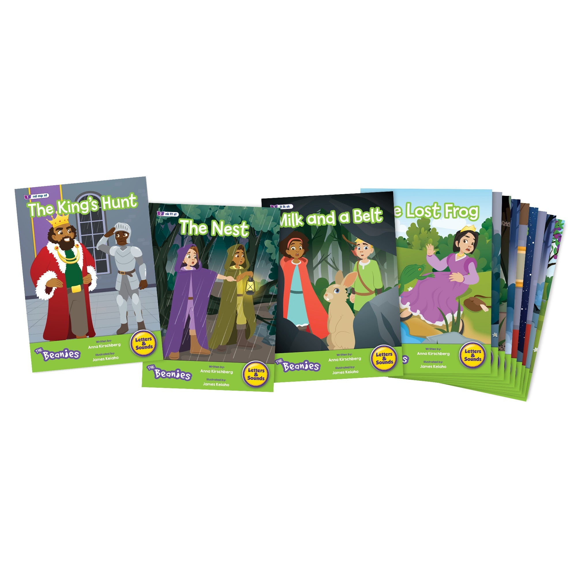 The Beanies Hilo Set 2 Decodable Readers - Blends (phase 4)